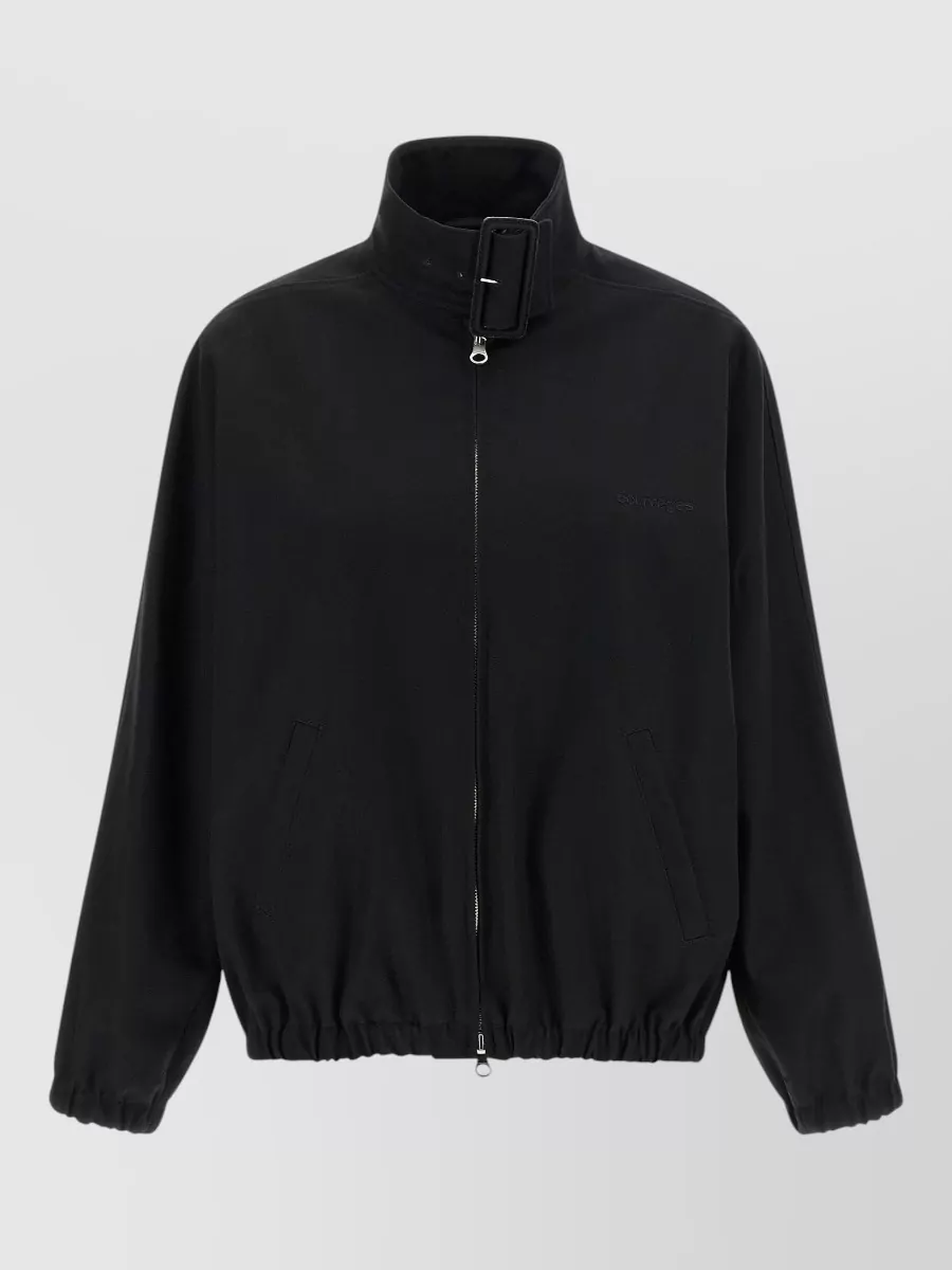 Courrèges zipped bomber jacket