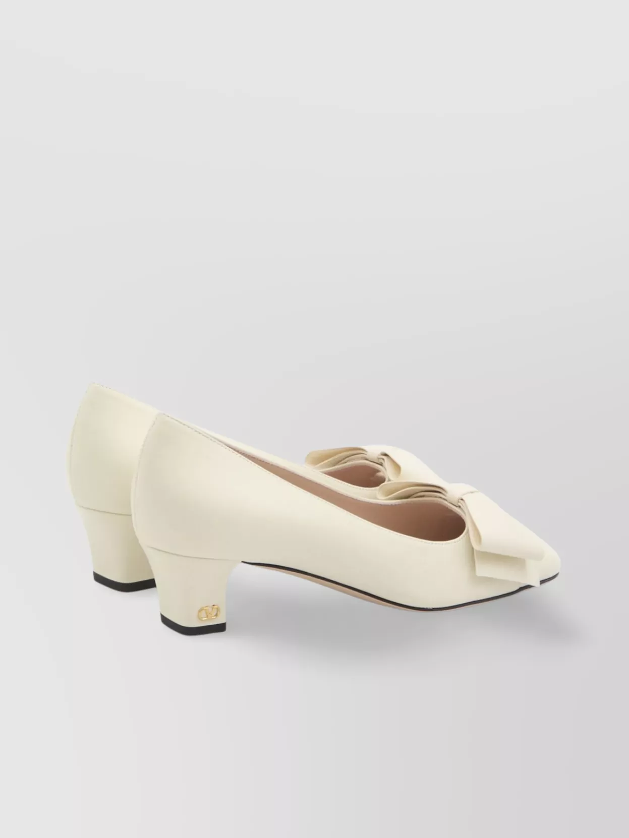 Valentino Garavani Bow Detail Leather Pumps