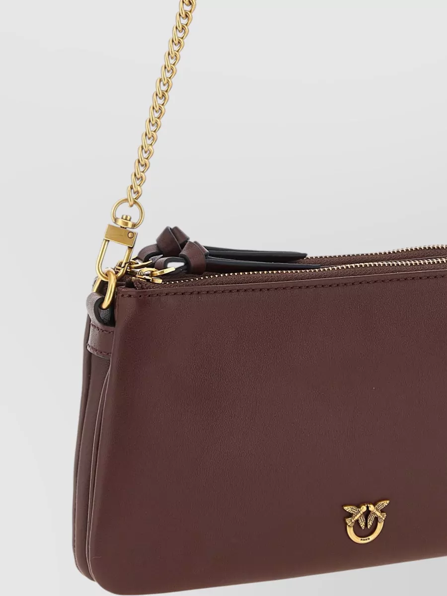 Pinko Love Bag Mini Leather Shoulder Bag