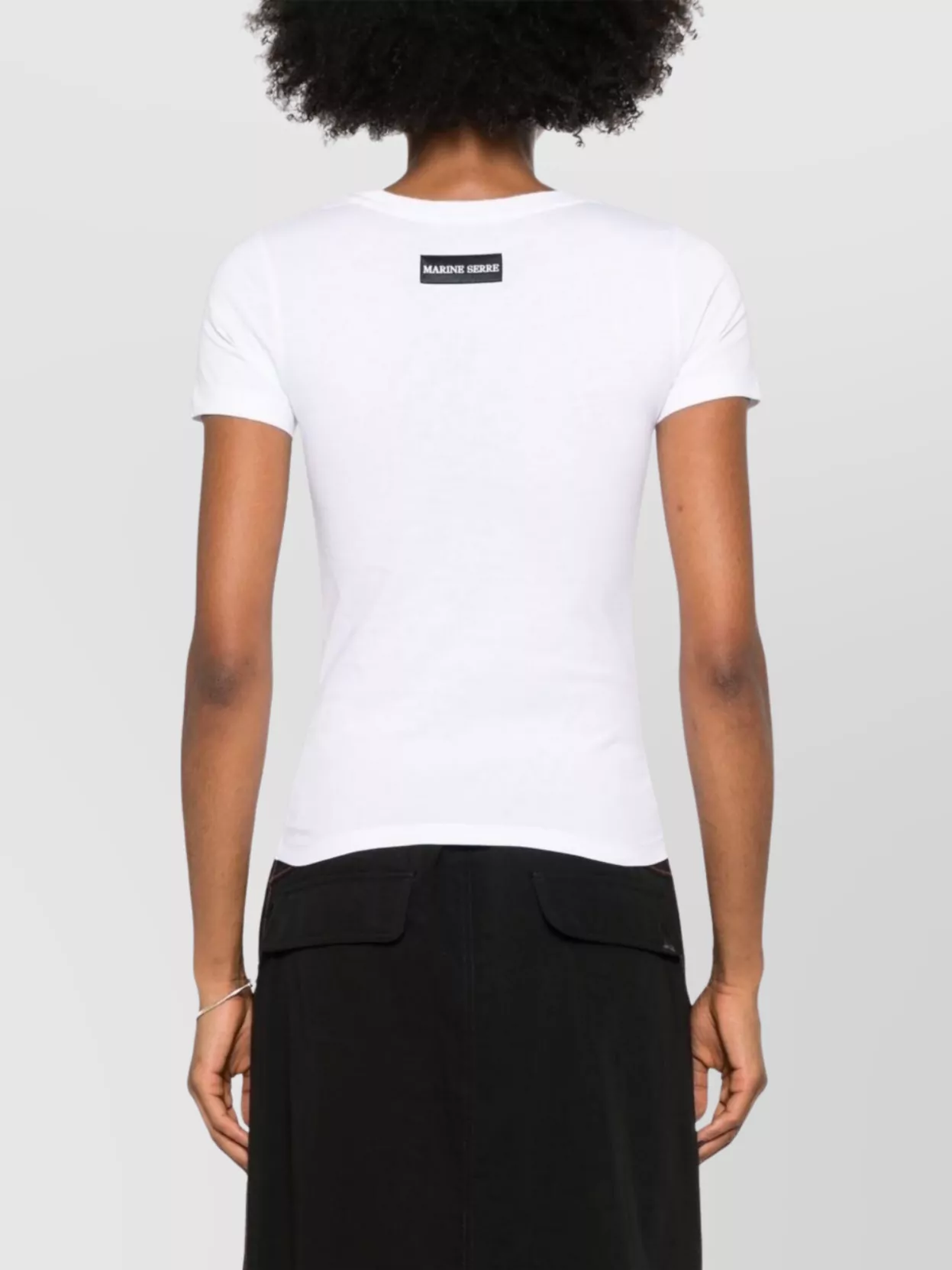 Marine Serre Organic Cotton Crew Neck T-Shirt