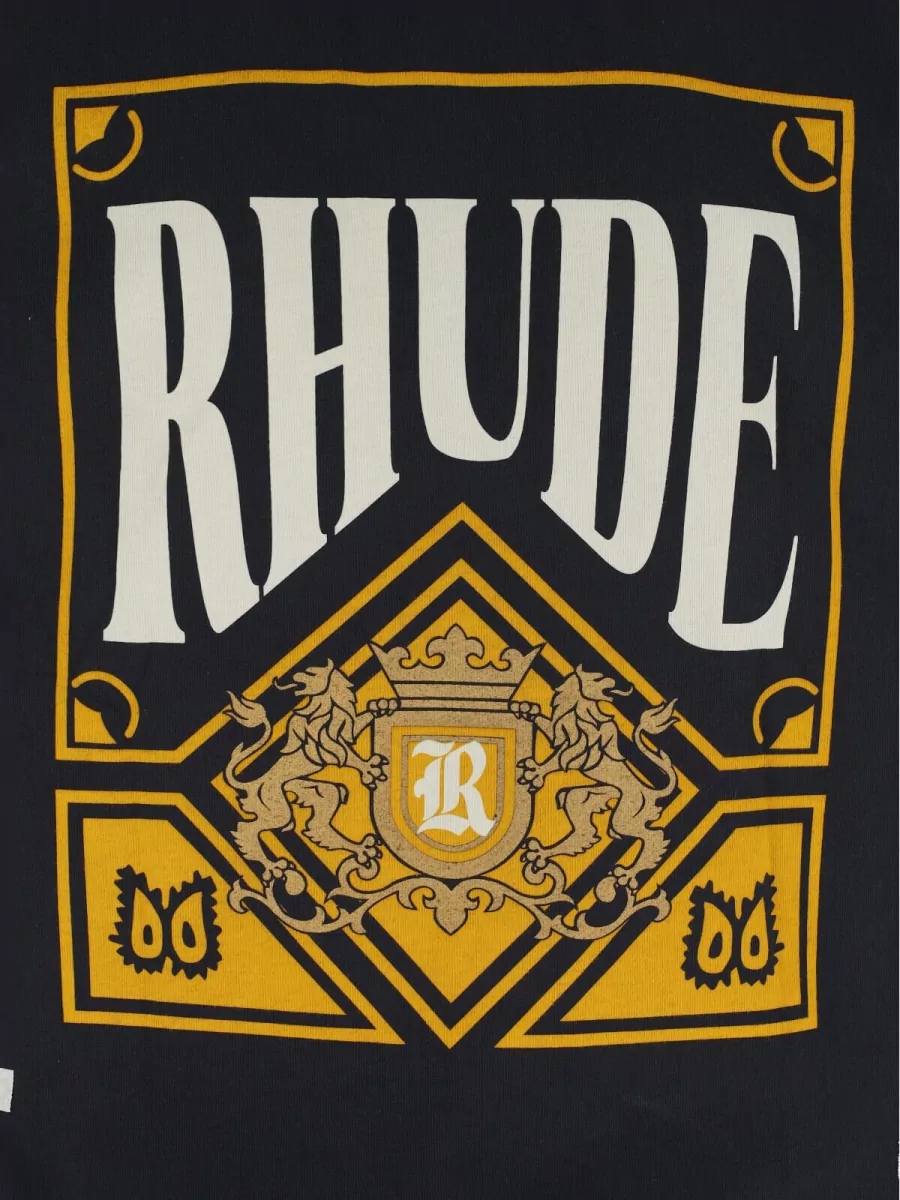 Rhude Cotton Logo Print Short Sleeve T-Shirt