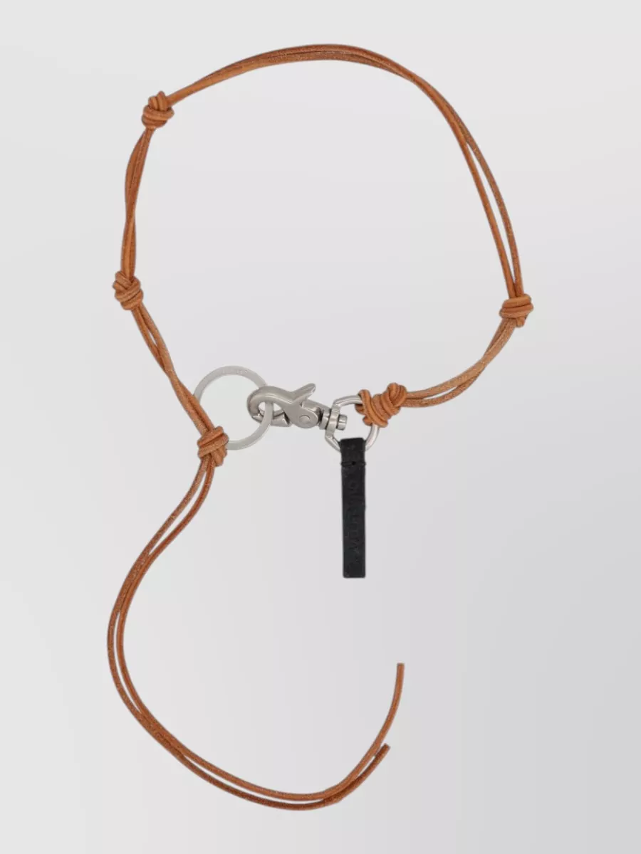 Our Legacy leather necklace