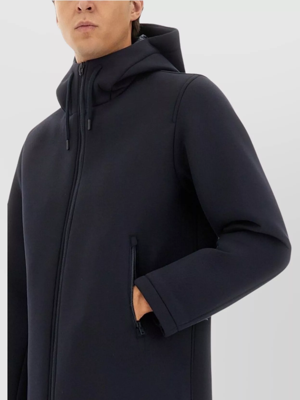 Herno Three Layer Hooded Long Parka