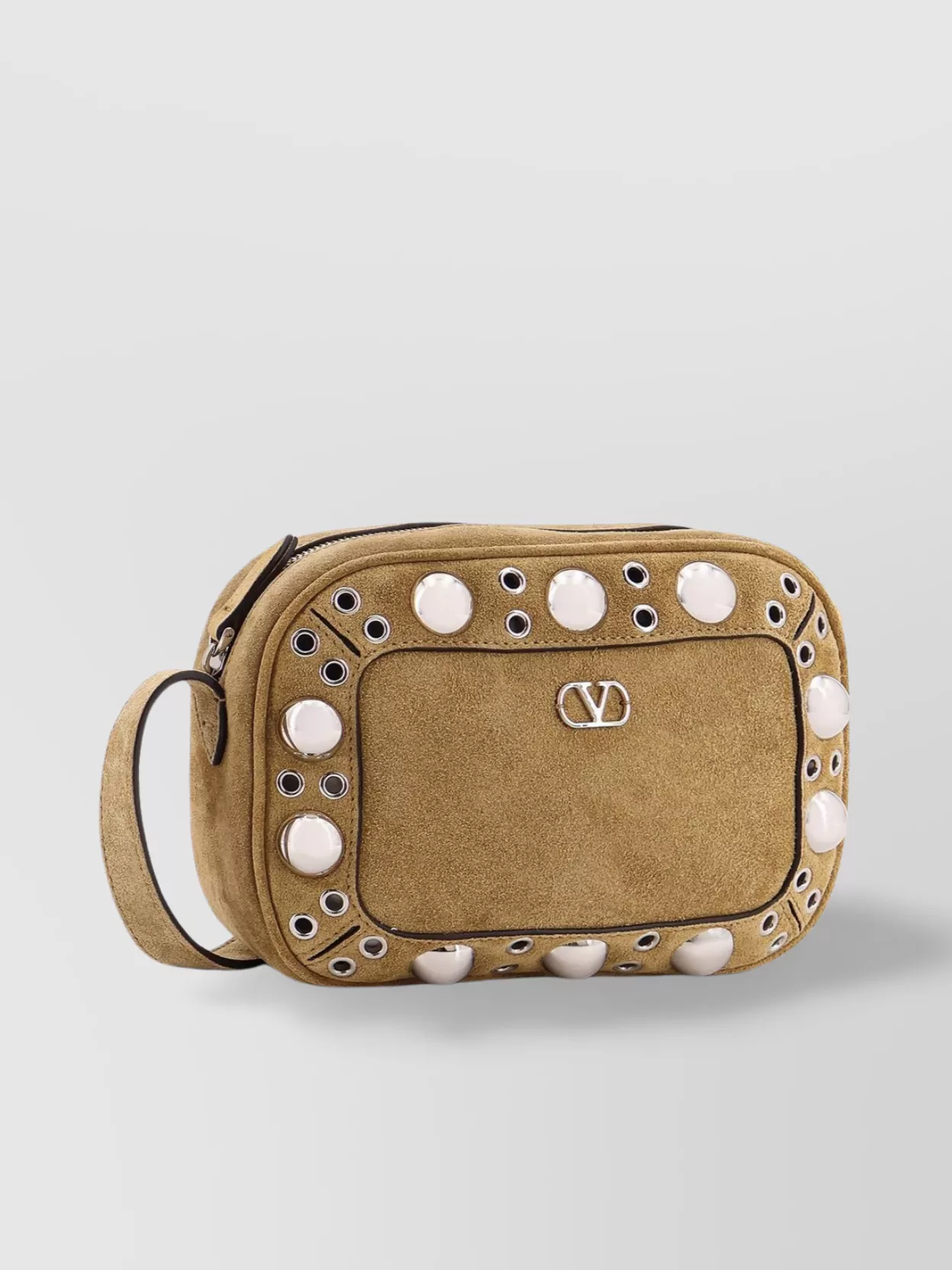 Valentino Garavani Nellcote Suede Shoulder Bag