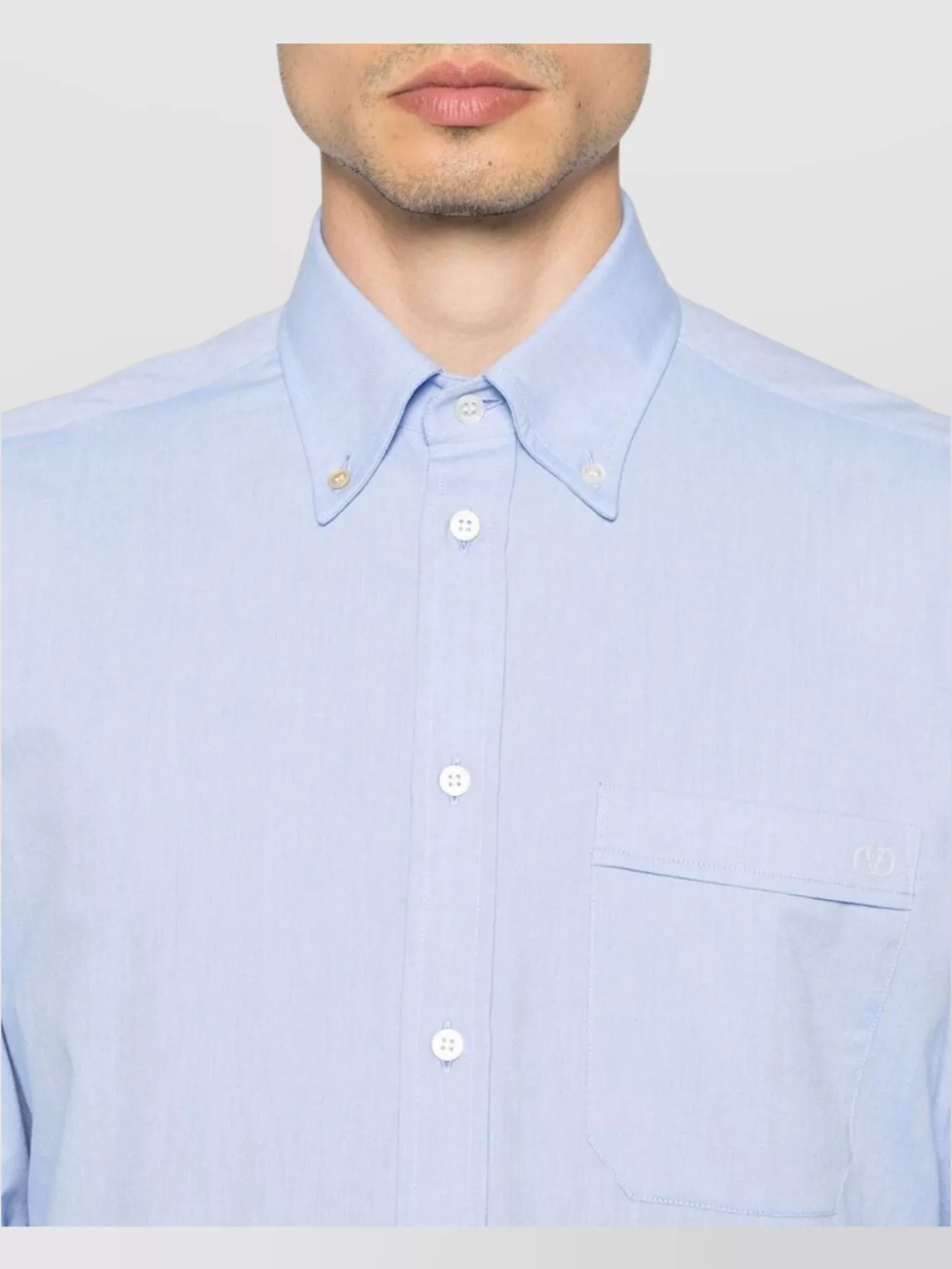 Valentino Logo Signature Cotton Shirt