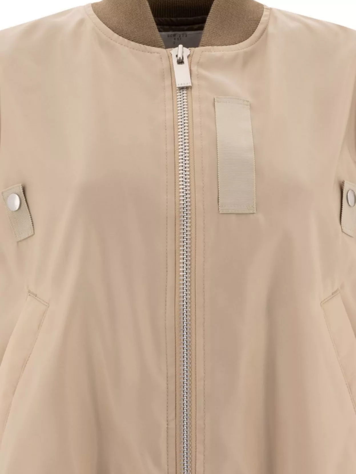 Sacai Twill Nylon Vest Jacket With Short Sleeves