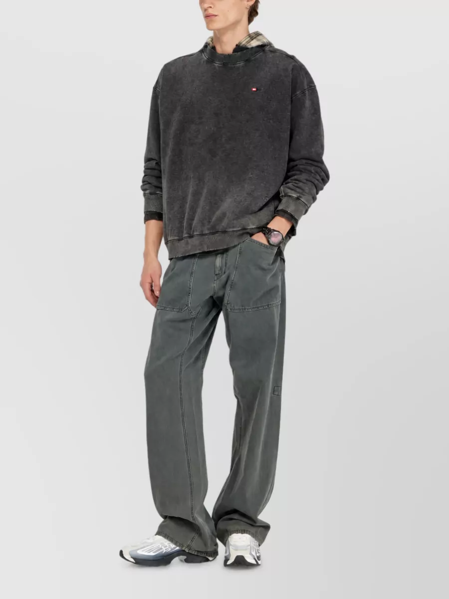Diesel Cotton Faded Relaxed-Fit Sweatshirt