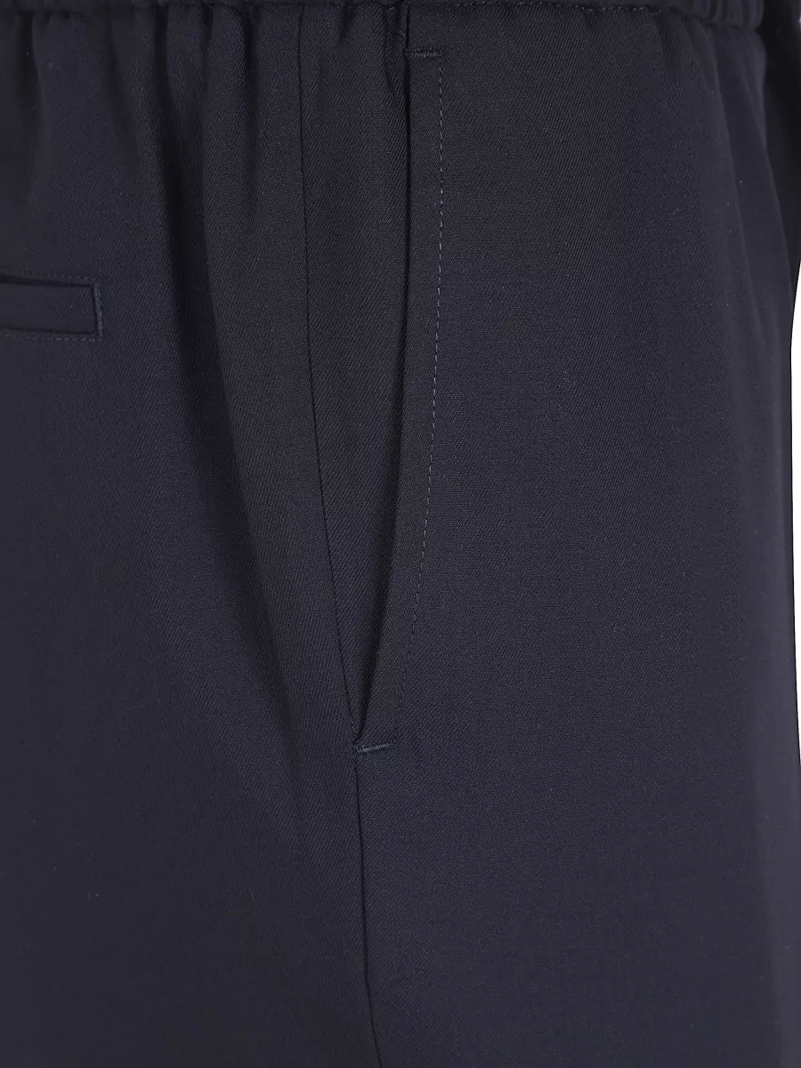 Ami Paris Wool Straight-Leg Trousers