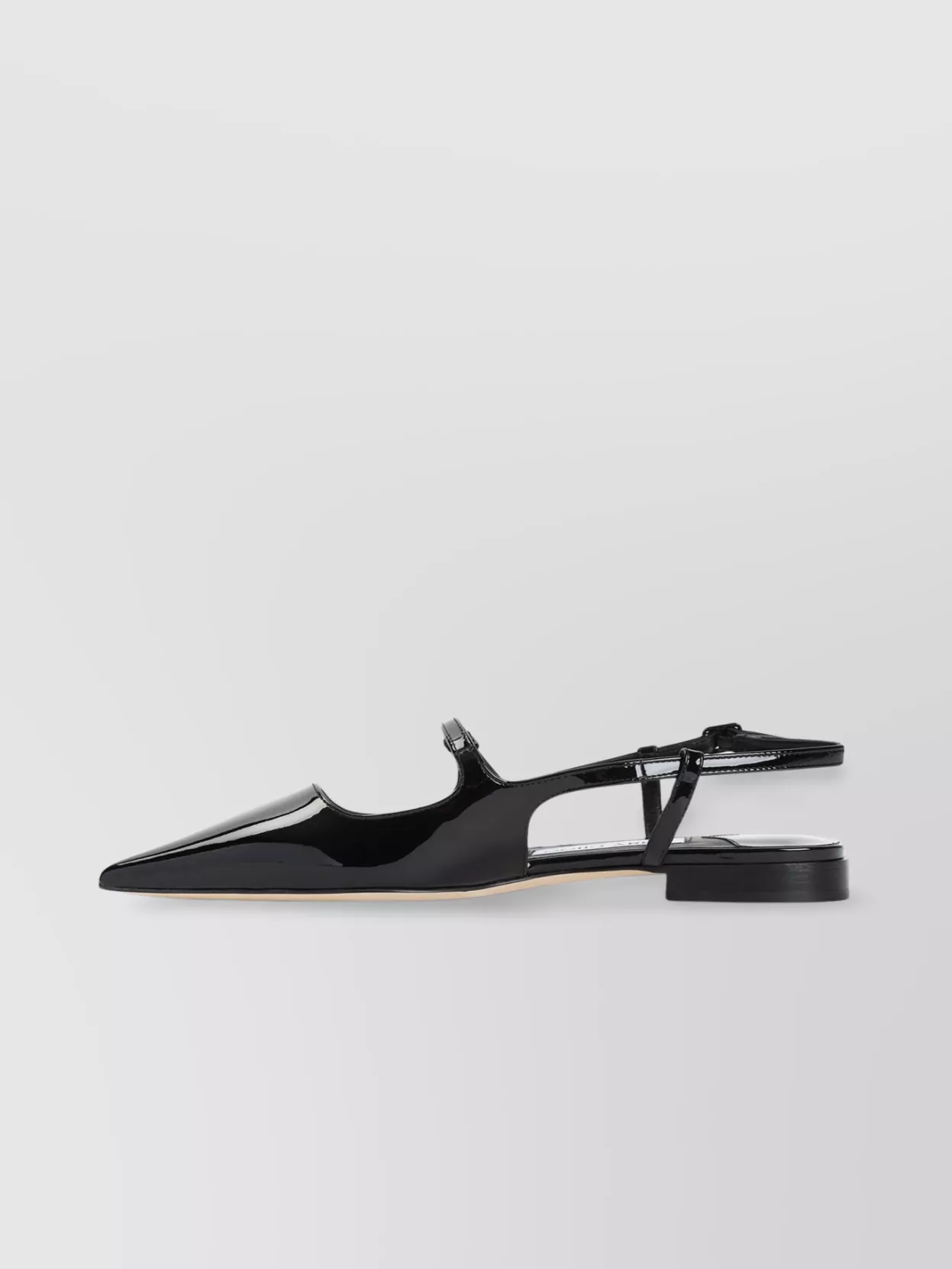 Jimmy Choo Didi Flat Mules Buckle Detail