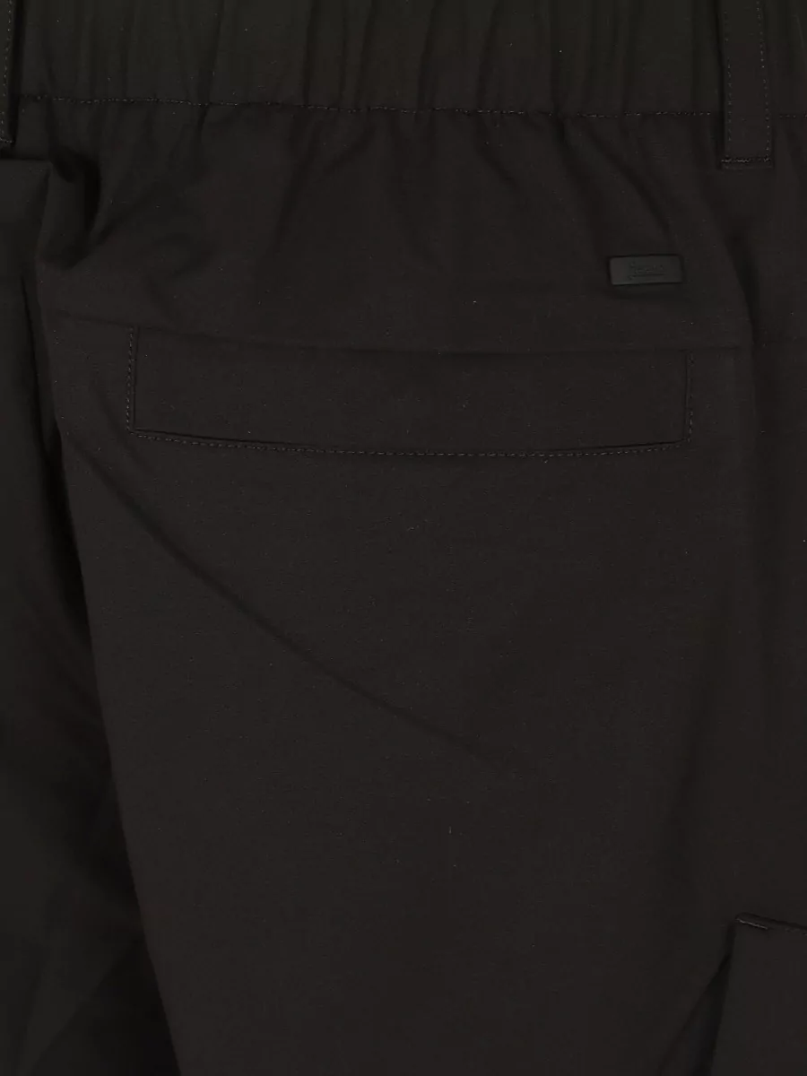 Herno Cotton Pleated Cargo Bermuda Shorts
