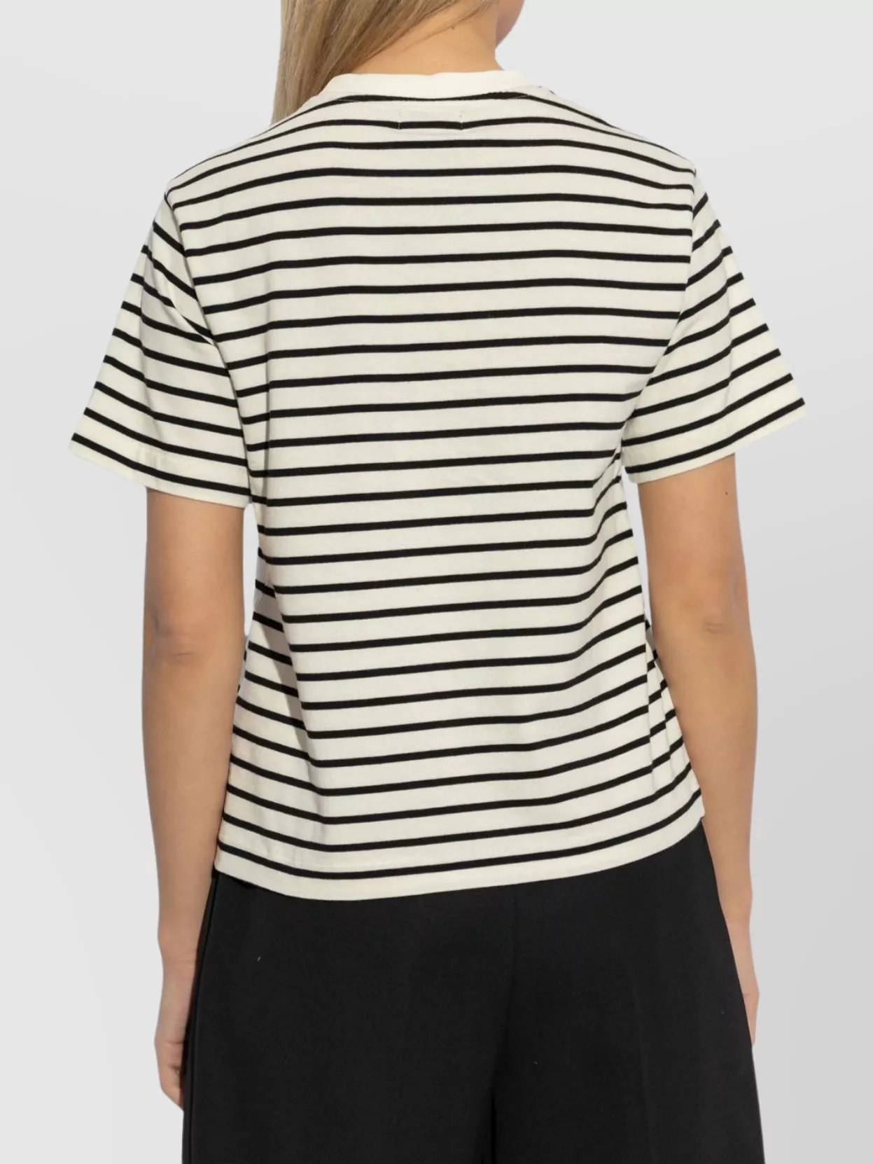 Woolrich Striped Short Sleeve Crew-Neck T-Shirt