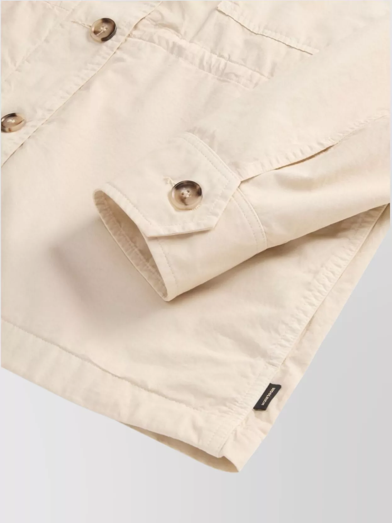 Woolrich Collared Shirt Jacket Elasticated Waistband