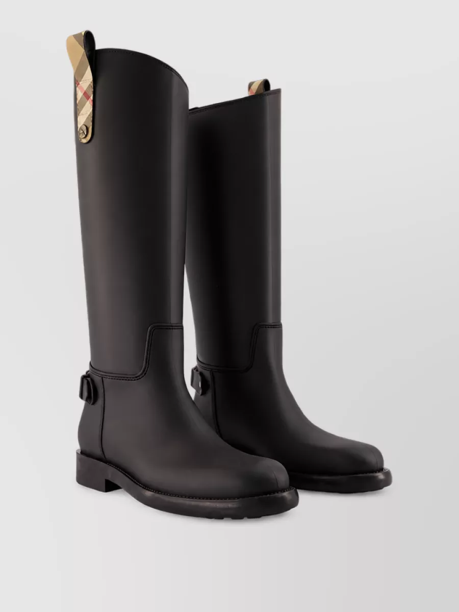 Burberry polyurethane boots