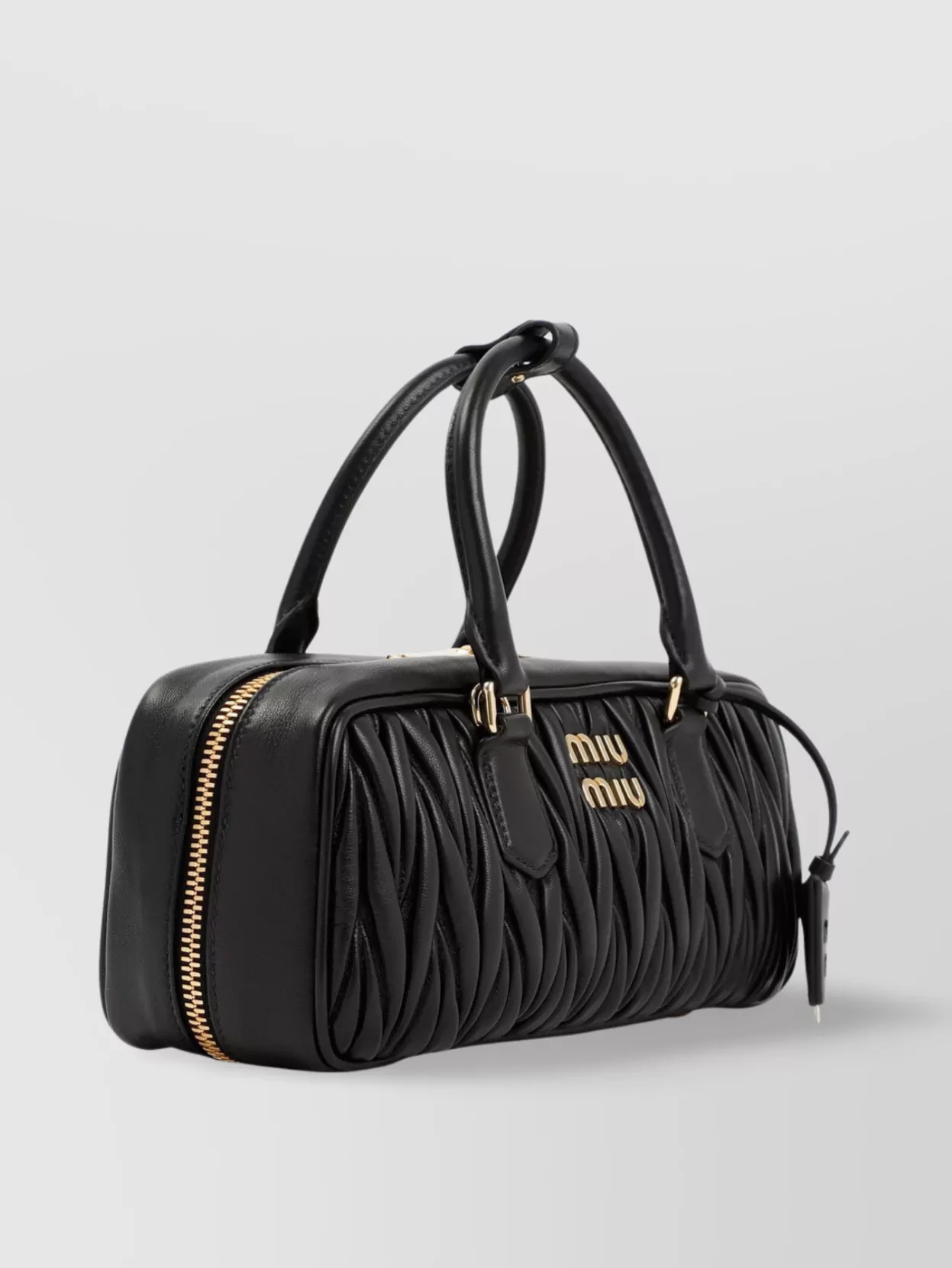 Miu Miu Quilted Leather Top Handle Bag