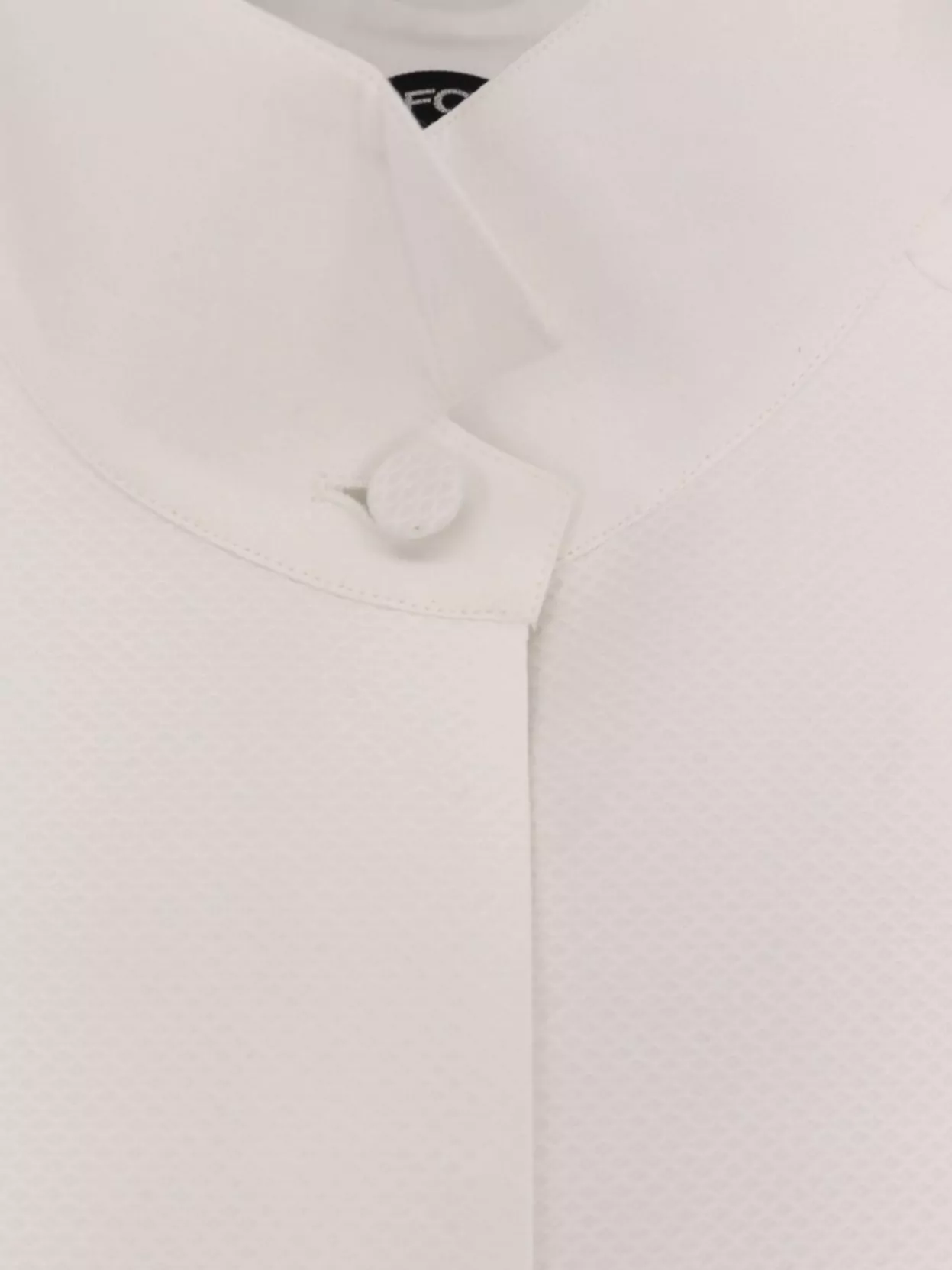 Tom Ford Textured Long Sleeve Cotton Shirt In White