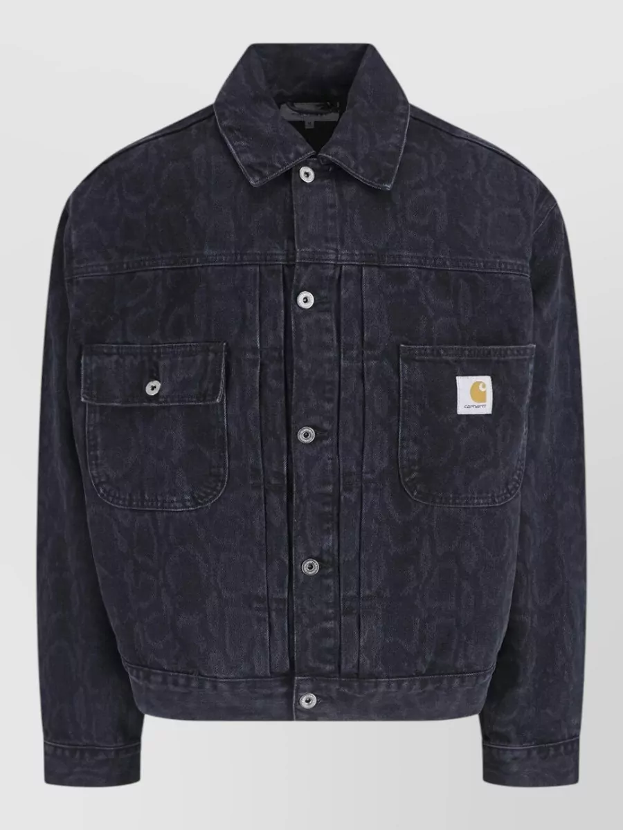 Carhartt Wip denim single-breasted coat