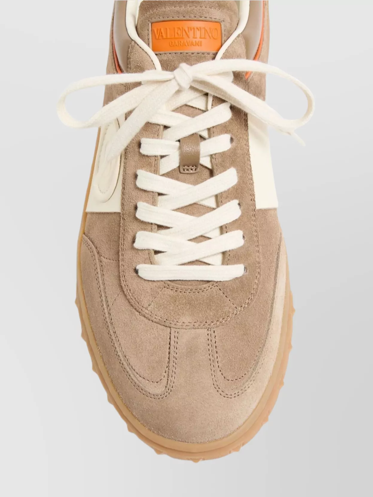 Valentino Upvillage Low-top Sneakers In Brown