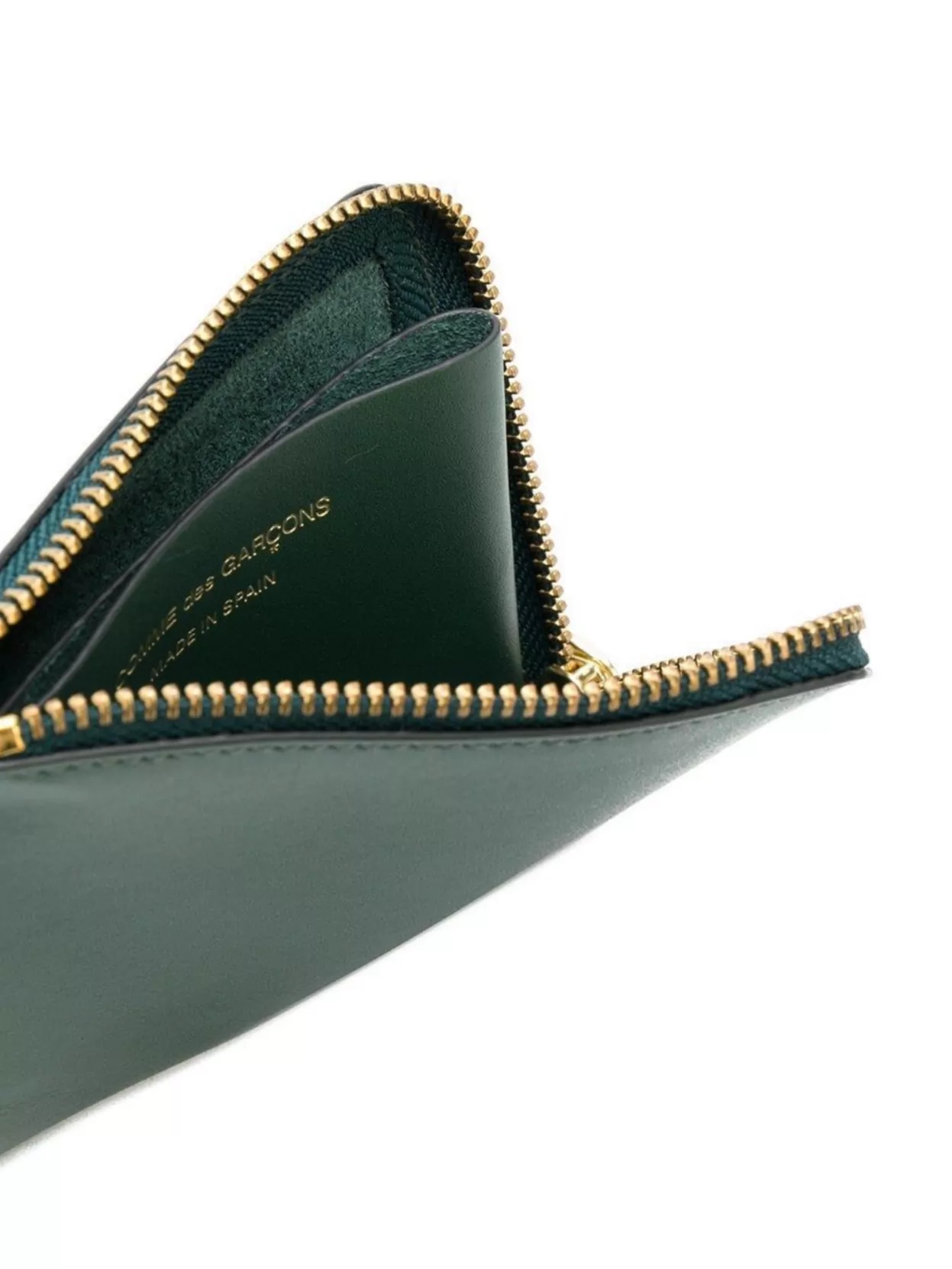 Comme Des Garçons Smooth Finish Wallet With Gold-tone Hardware