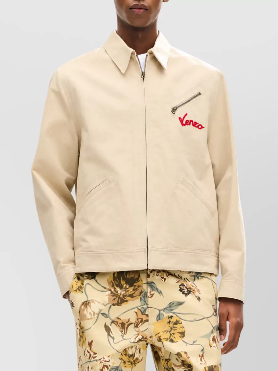 Kenzo Cotton Single Breasted Jacket