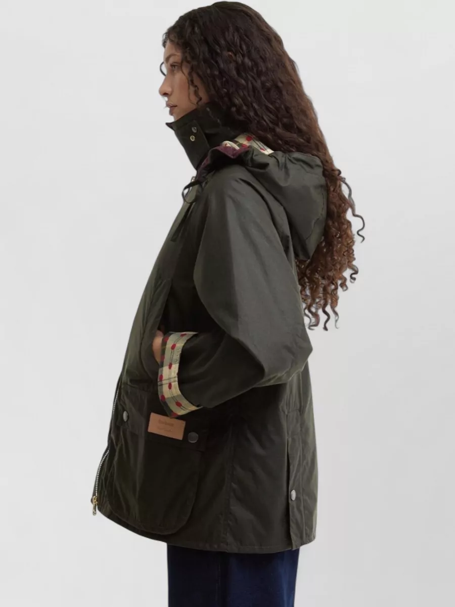Barbour Waxed Cotton Fitted Jacket