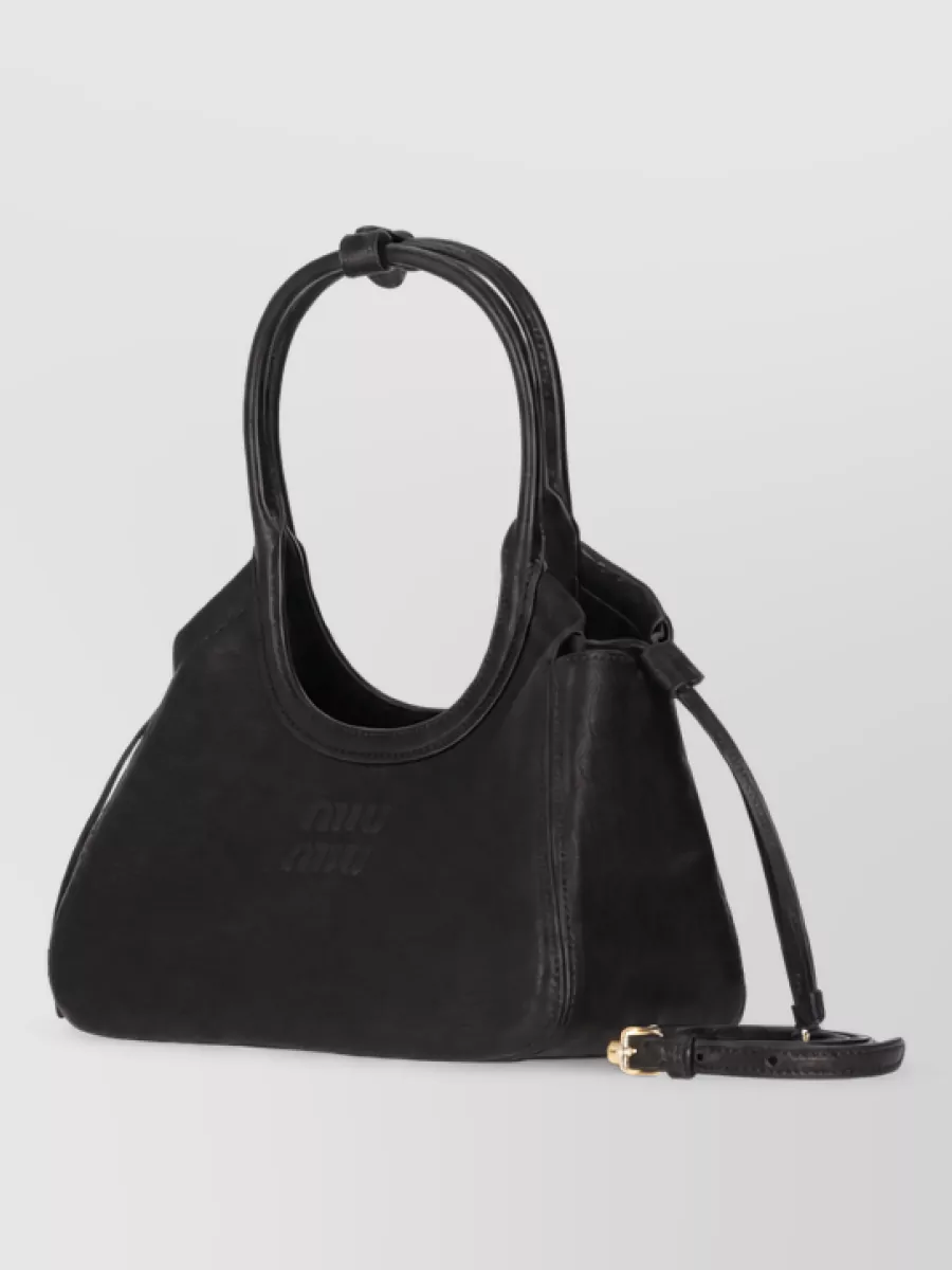 Miu Miu Ivy Nappa Leather Shoulder Bag