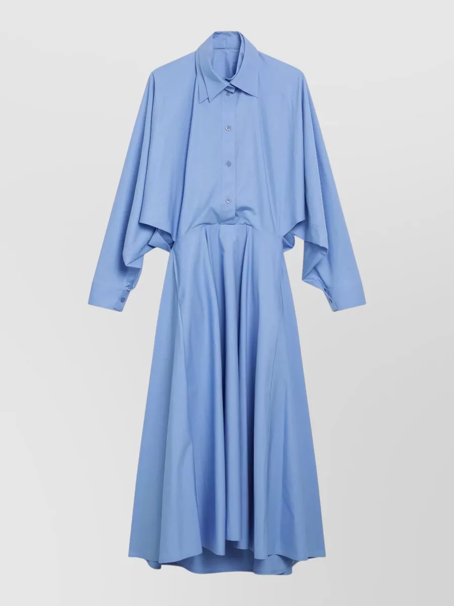 Balenciaga Cotton poplin shirt midi dress