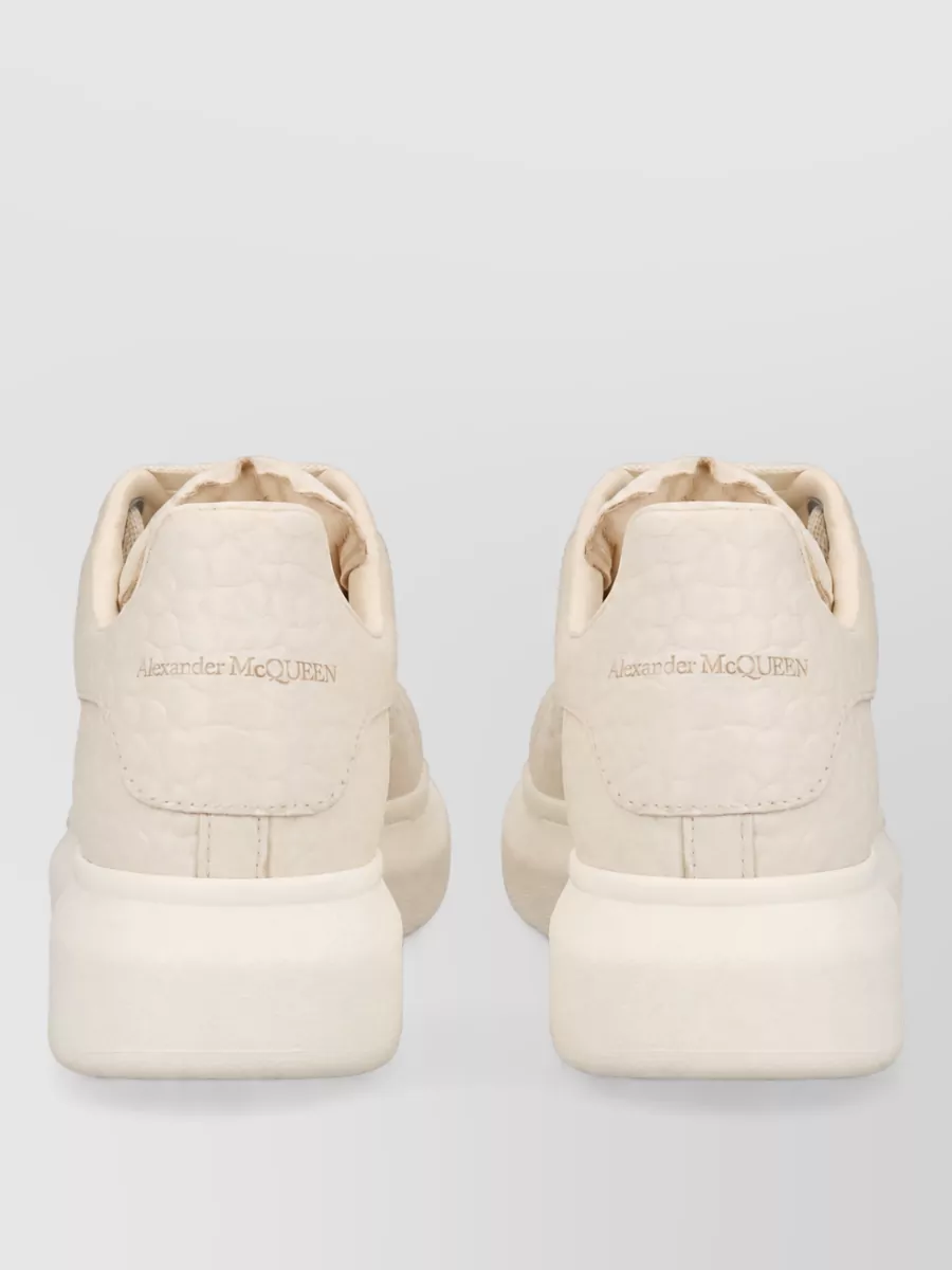 Alexander Mcqueen Shearling Oversized Low-Top Sneakers