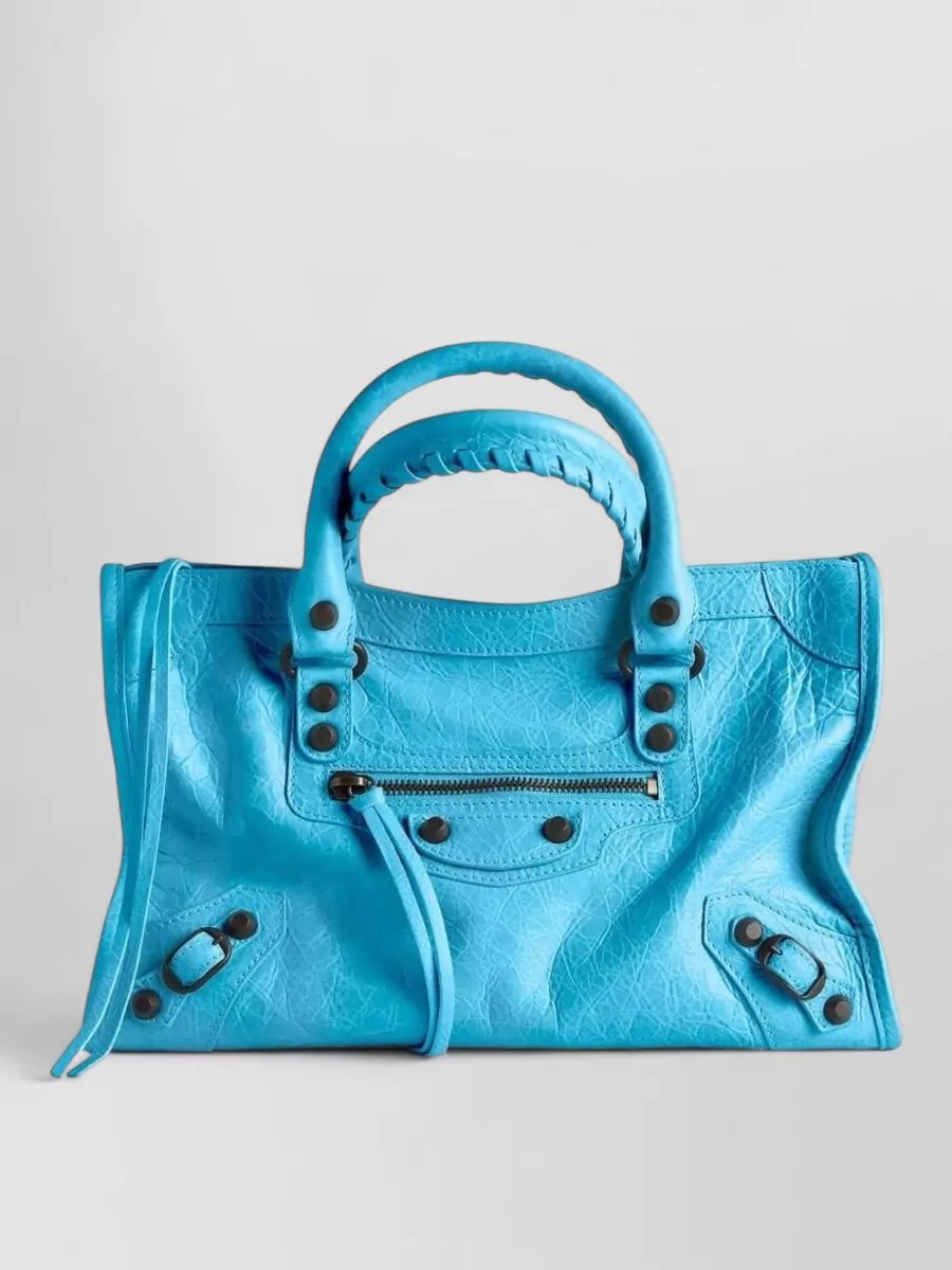 Balenciaga Le City Small Leather Shoulder Bag