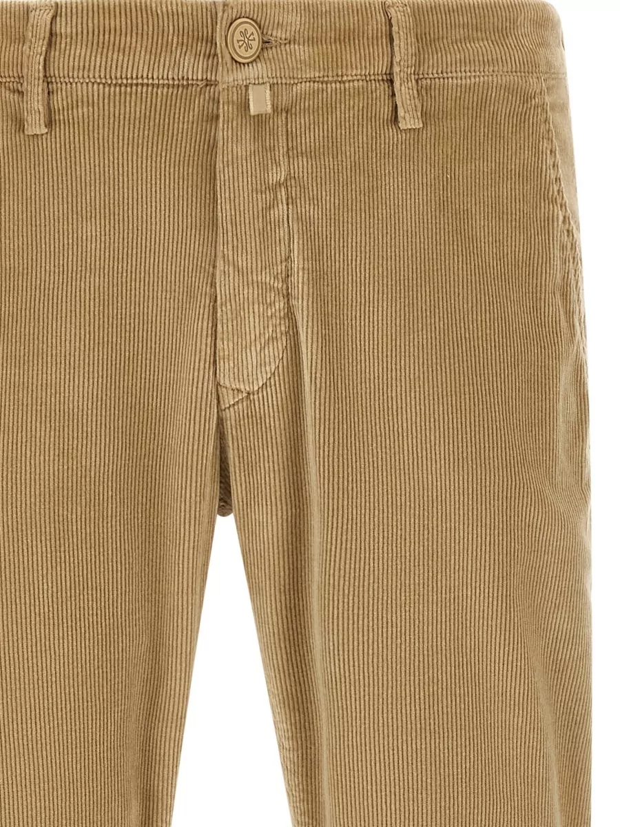 Jacob Cohen Corduroy Low-Rise Tapered Chinos