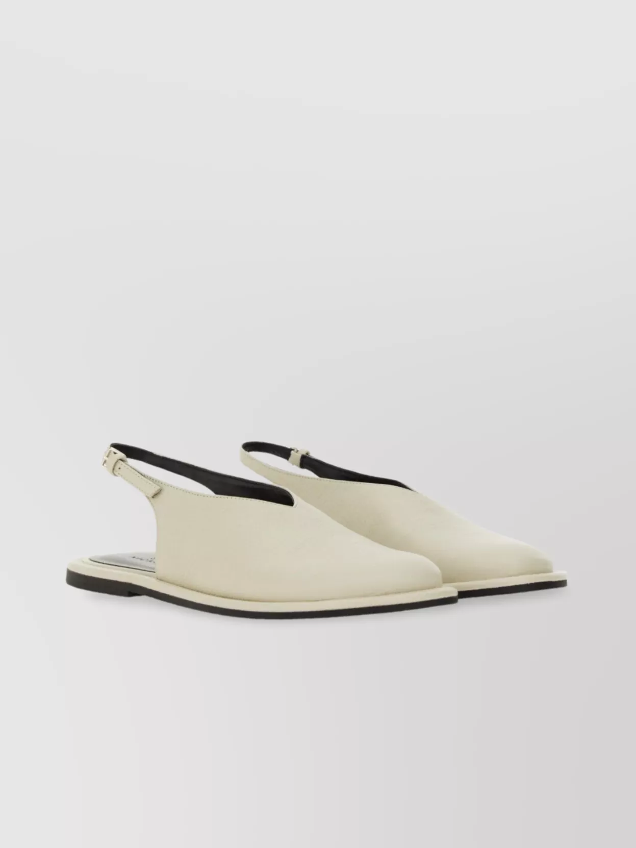 Studio Nicholson "Paley" Buckle Detail Flat Sole Mules