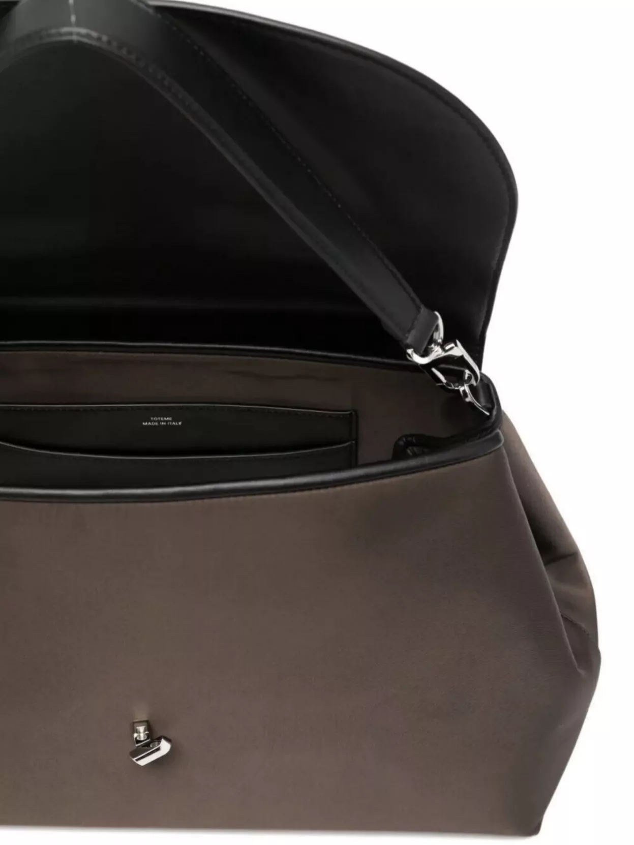 Totême T-Lock Nylon Satchel Adjustable Strap Design