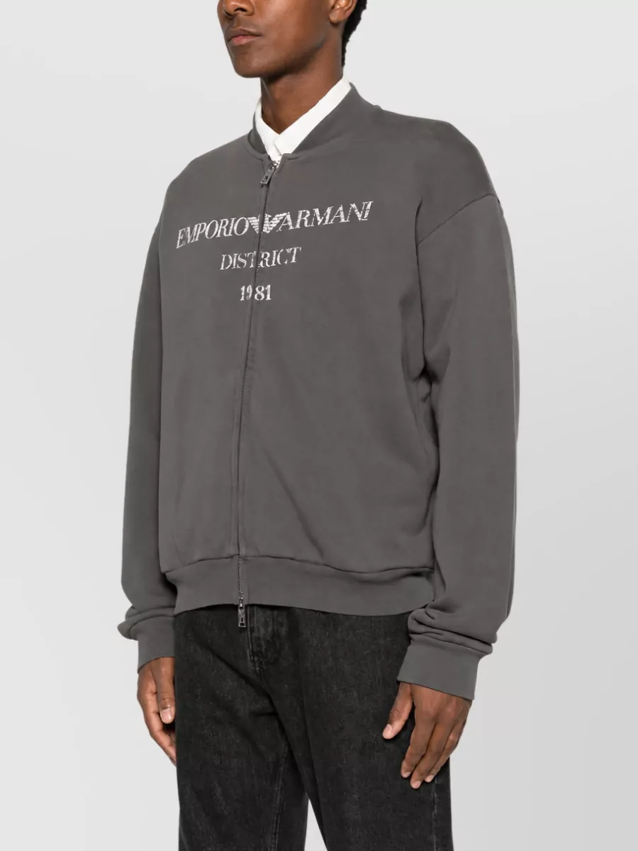 Emporio Armani Cotton Bomber Jacket