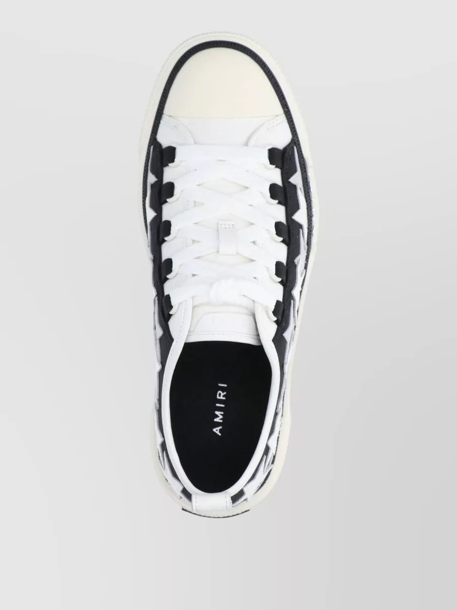 Amiri Low Top Sneakers Star Pattern Rubber Sole