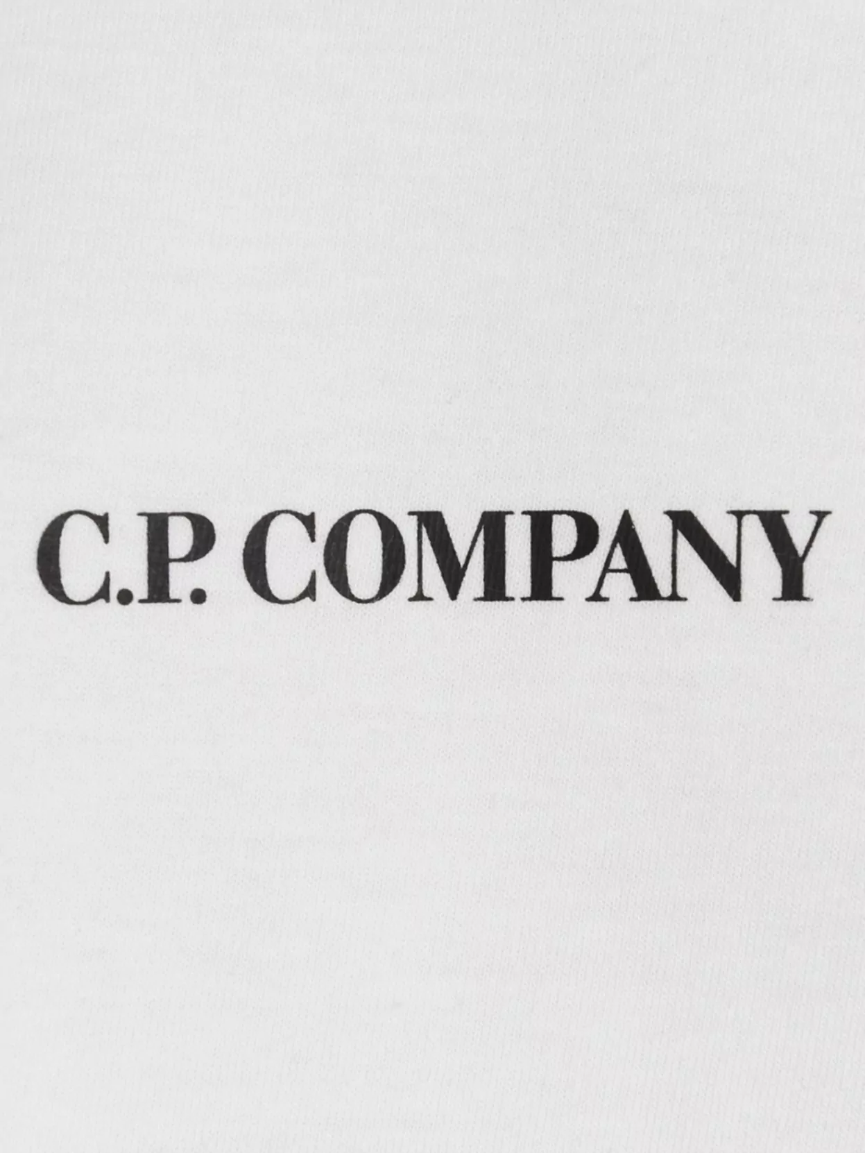 C.p. Company Logo T-Shirt Short Sleeves