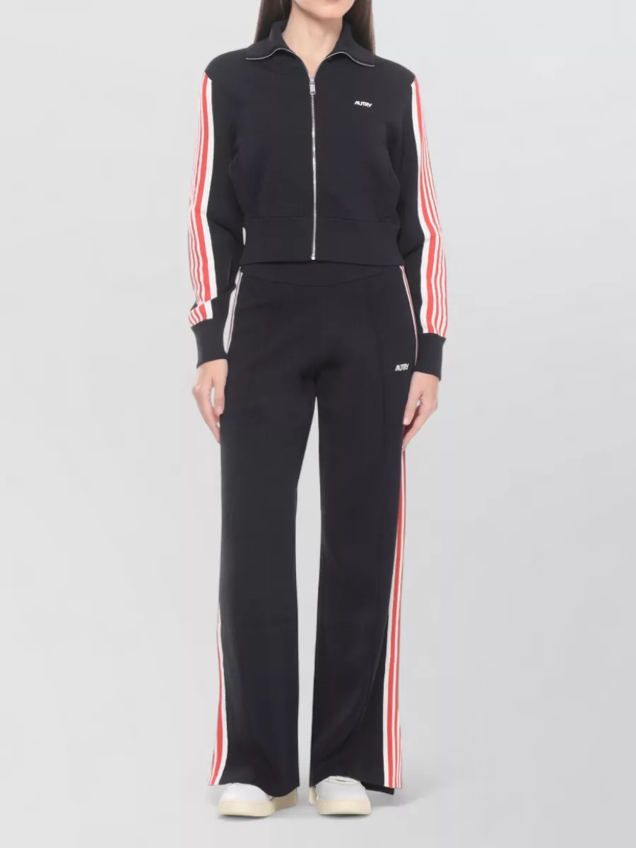 Autry Zip-Up Knitted Sweatshirt