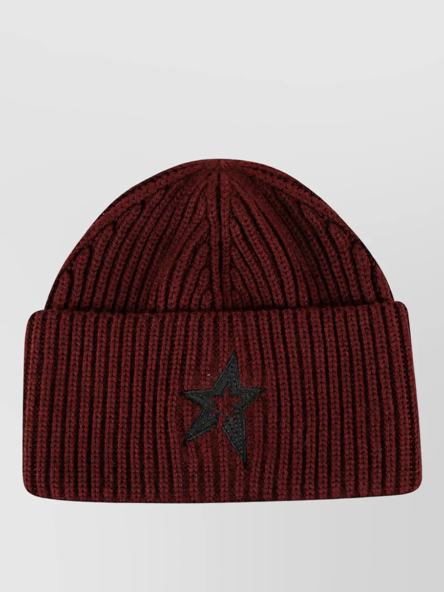 Perfect Moment star patch beanie
