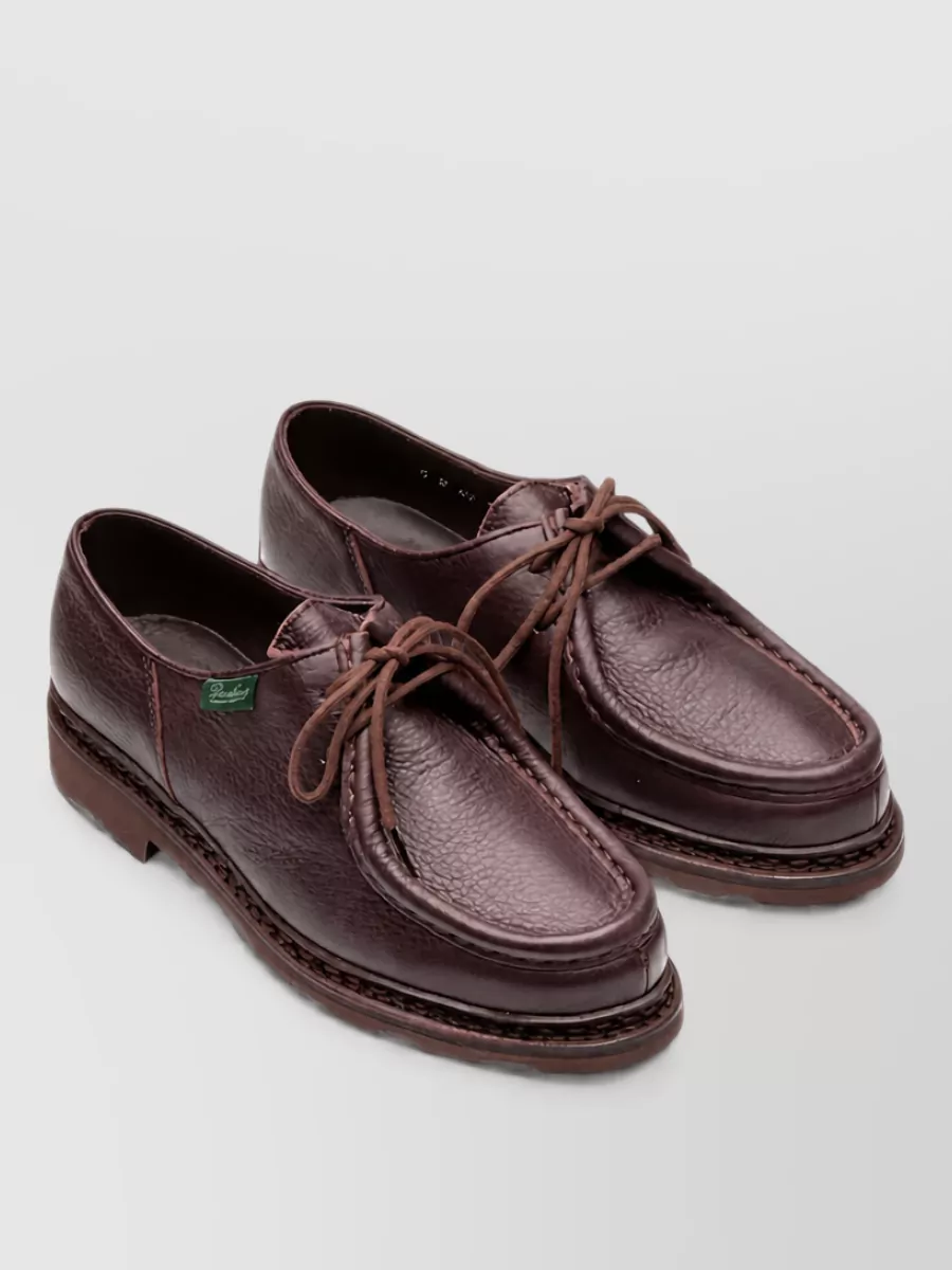Paraboot leather derby shoes