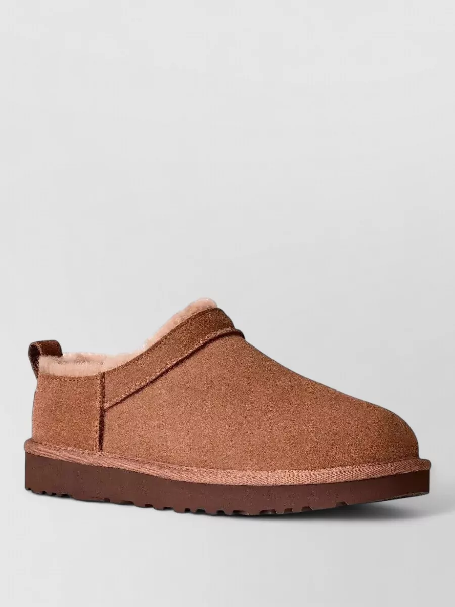 Ugg leather classic micro slippers