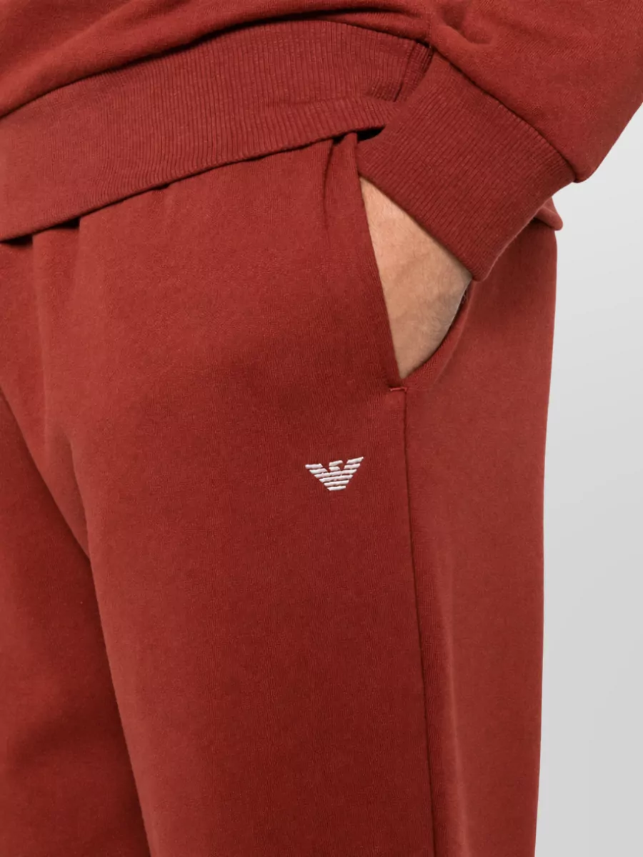 Emporio Armani Logo Embroidered Long-Sleeve Sweatshirt