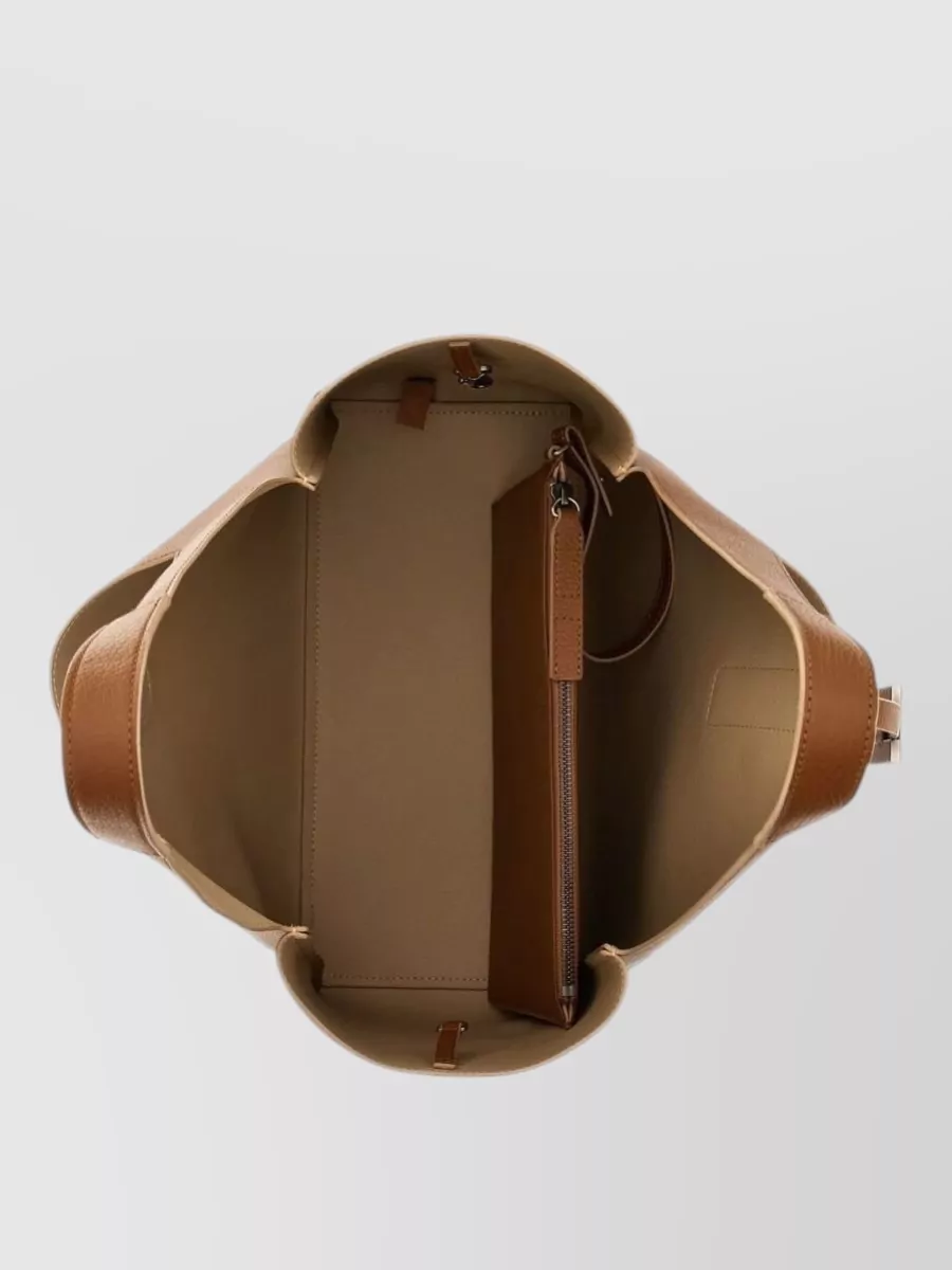 Hogan Leather Tote Bag