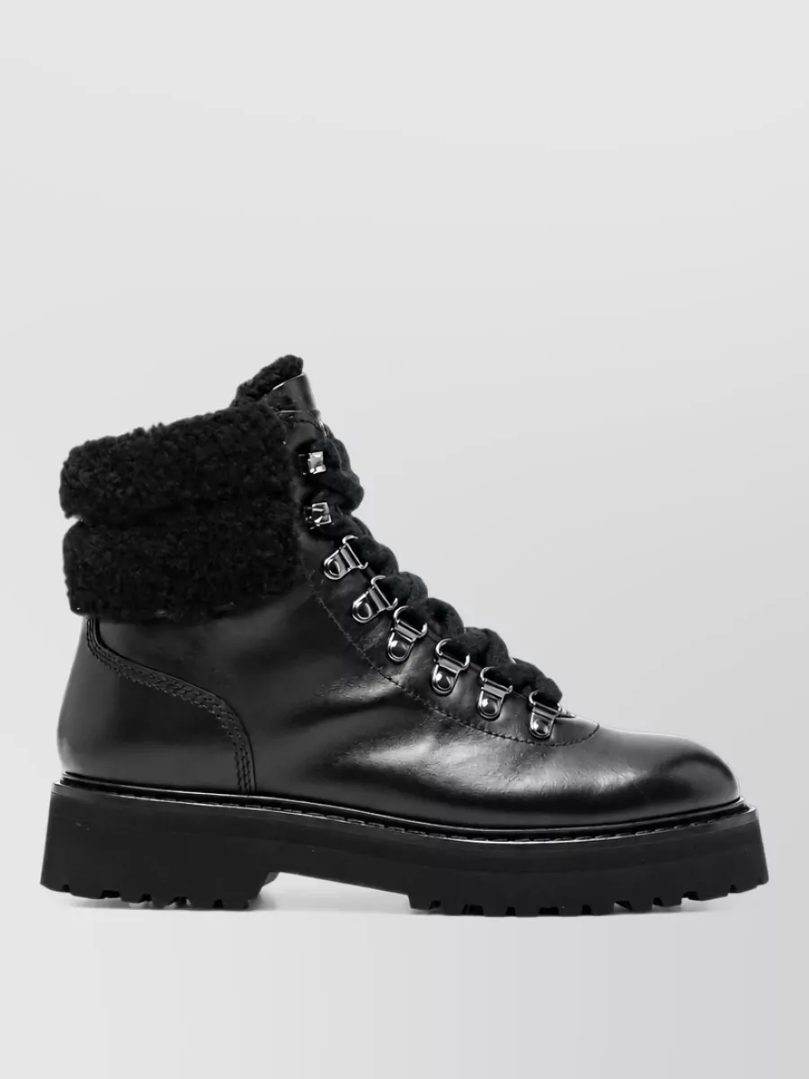 Woolrich Leather Lace-Up Boots
