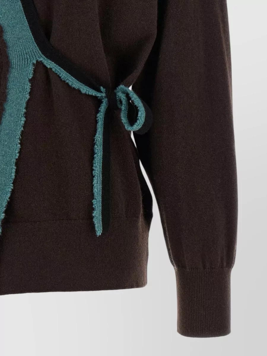 Dries Van Noten Cashmere Wrap Cardigan