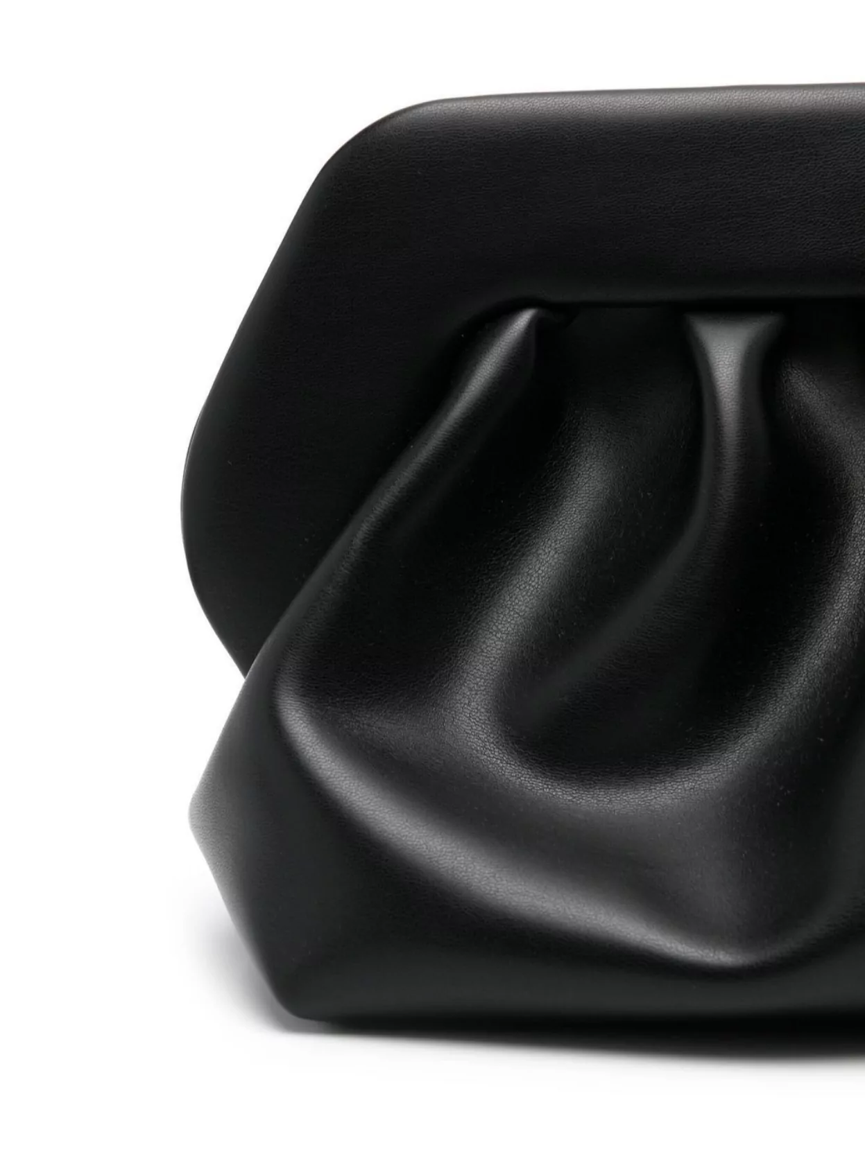 THEMOIRÈ GATHERED PLEATED RECTANGULAR CLUTCH BAG