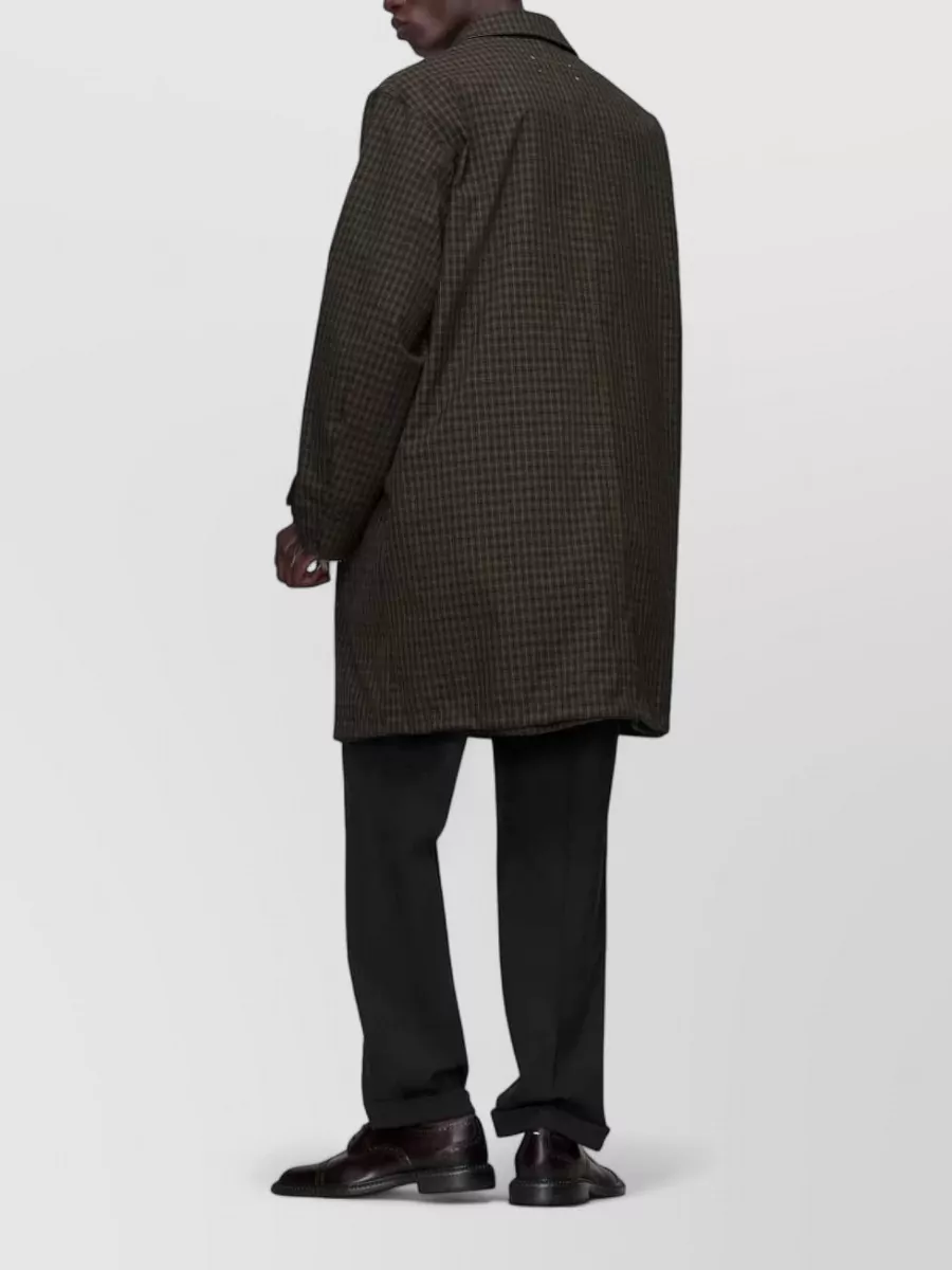 Maison Margiela Checked Trench Coat