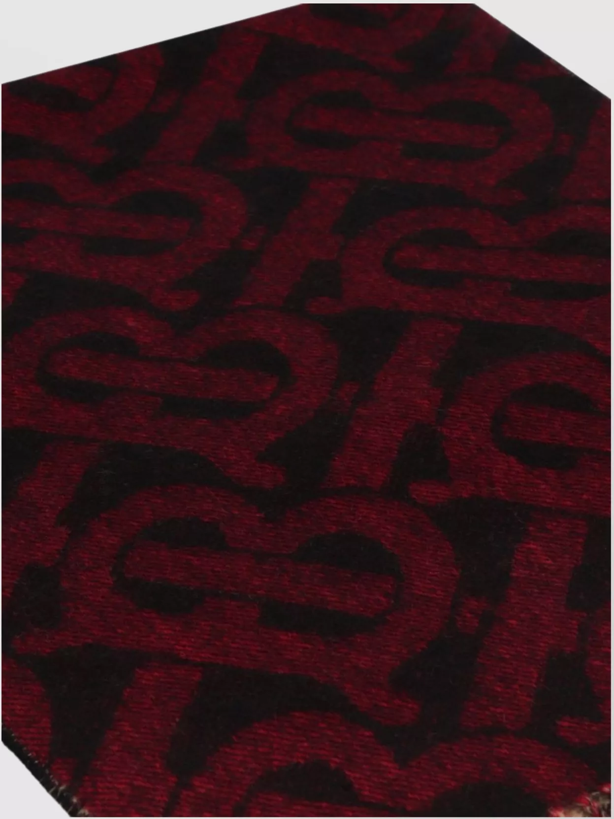 Shop Burberry Cashmere Scarf Frayed Hem