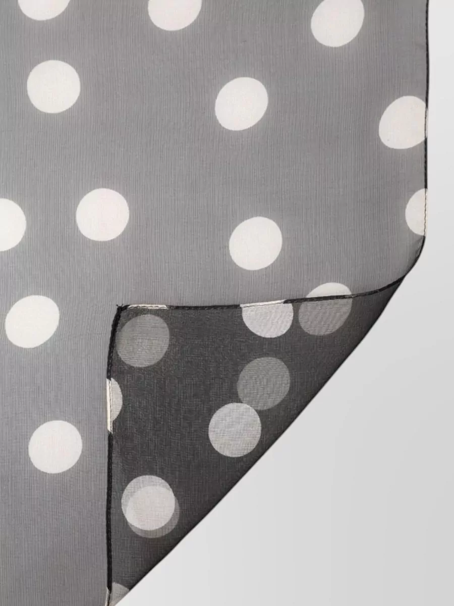 Dolce&Gabbana Silk Polka Dot Scarf