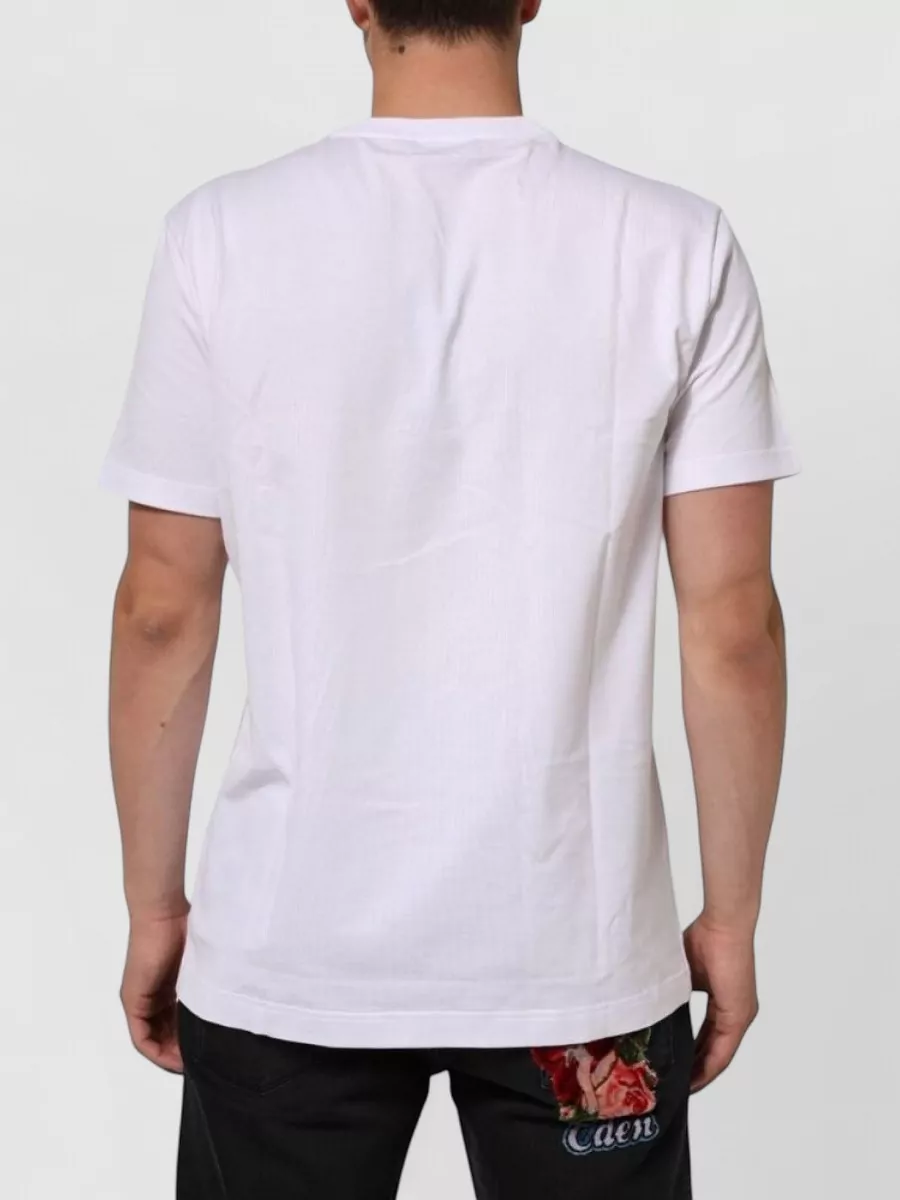 Dolce&Gabbana Cotton Logo-Print Crew-Neck Short-Sleeve T-Shirt