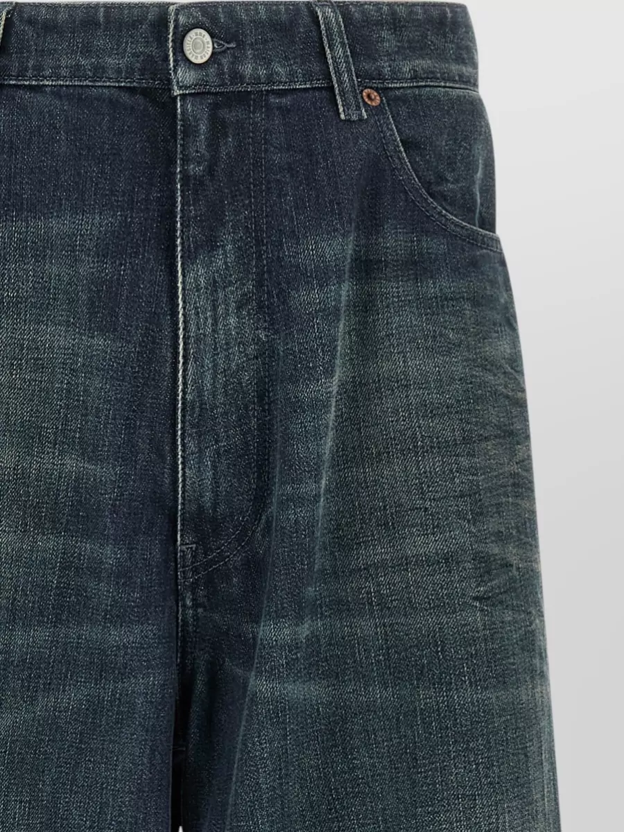 Mm6 Maison Margiela Denim Wide-Leg Jeans