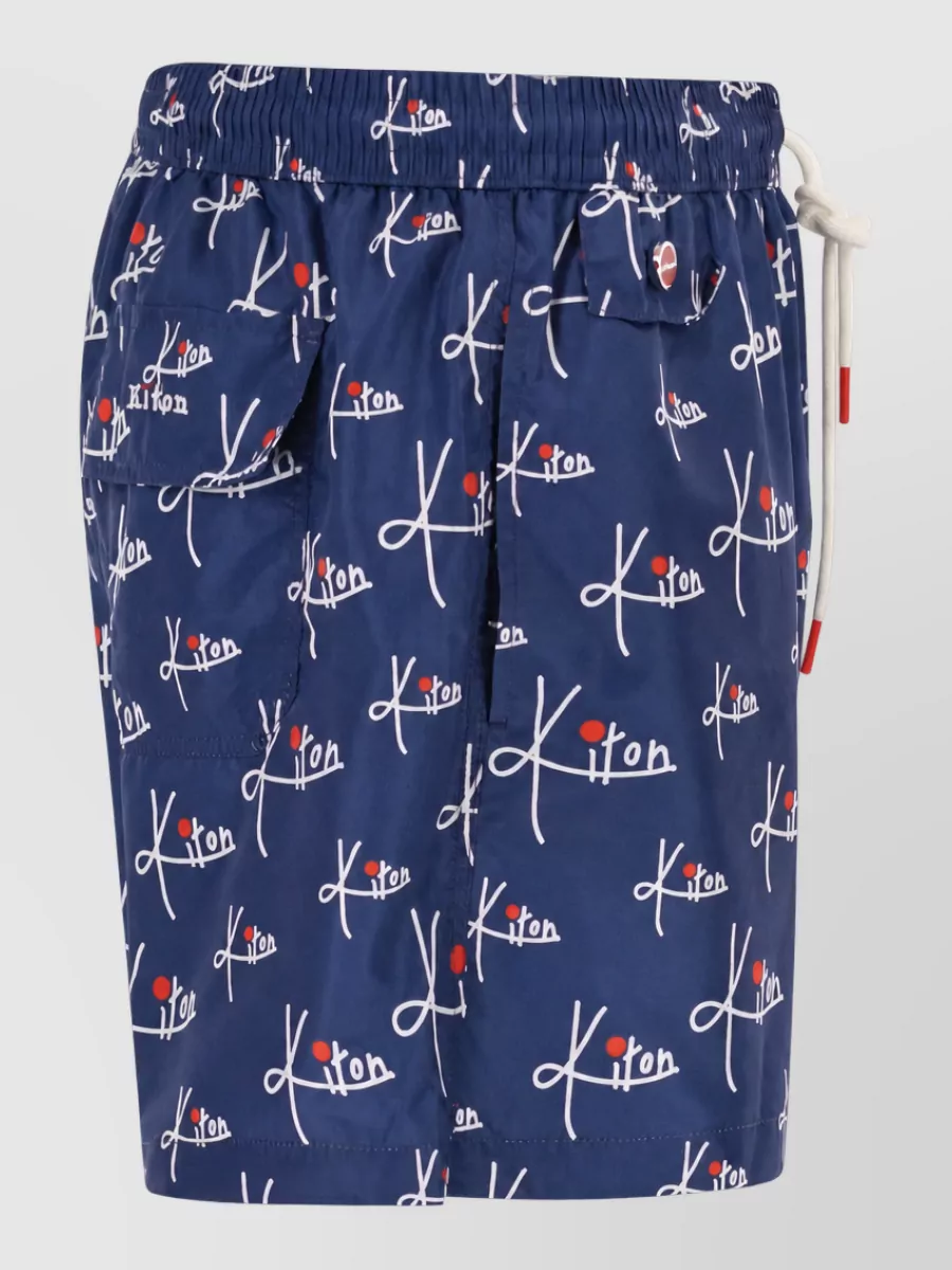 Kiton Patterned Swim Shorts
