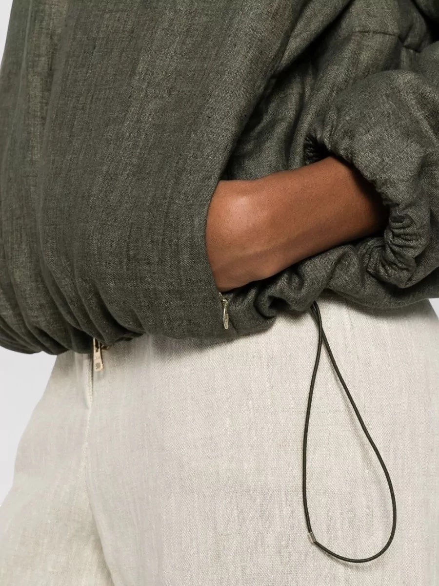 Herno Nylon Short Bomber Jacket